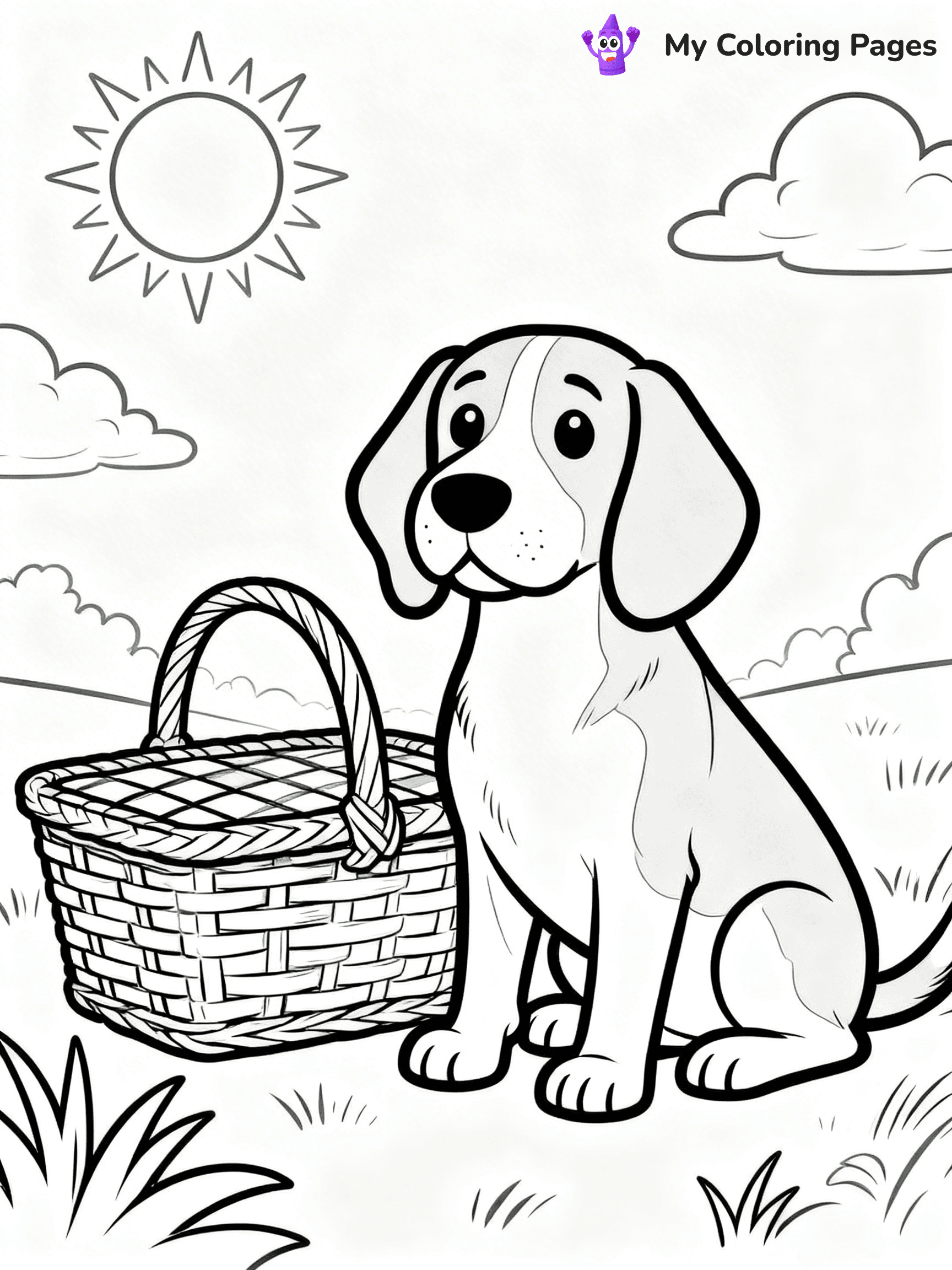 Beagle Coloring Pages - 22
