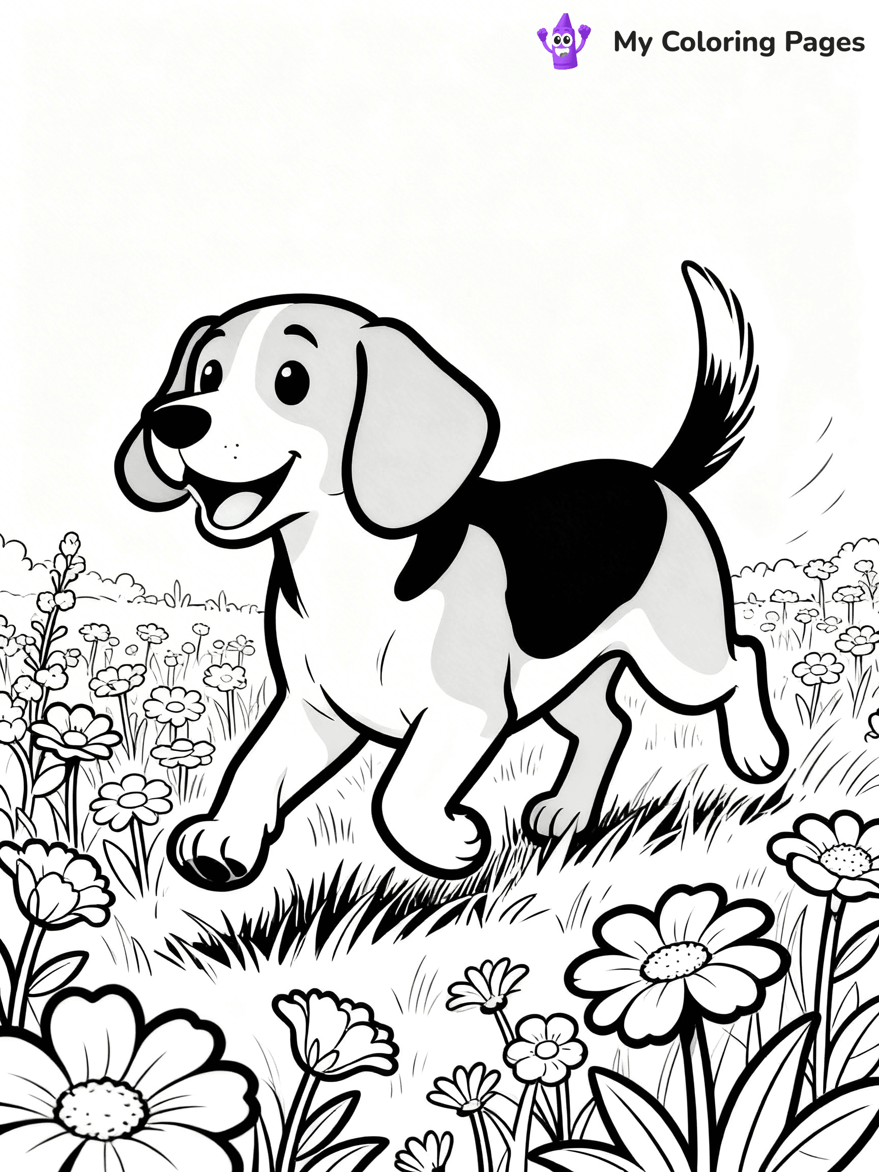 Beagle Coloring Pages - 20