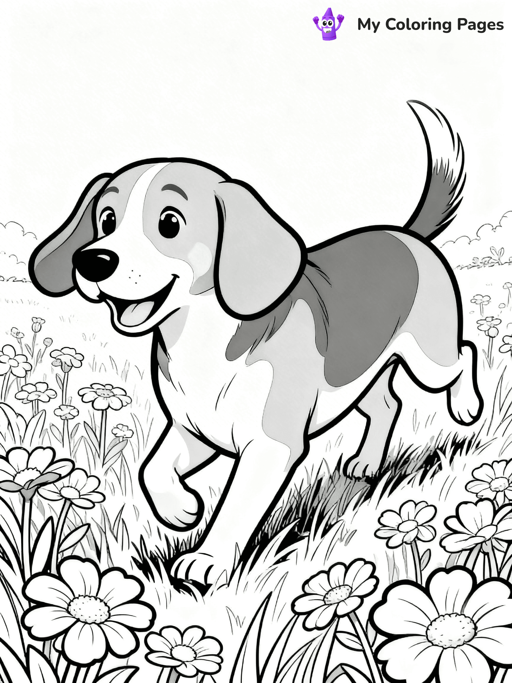 Beagle Coloring Pages - 18