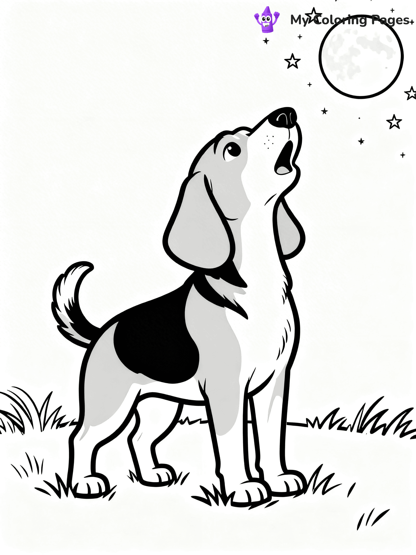 Beagle Coloring Pages - 11