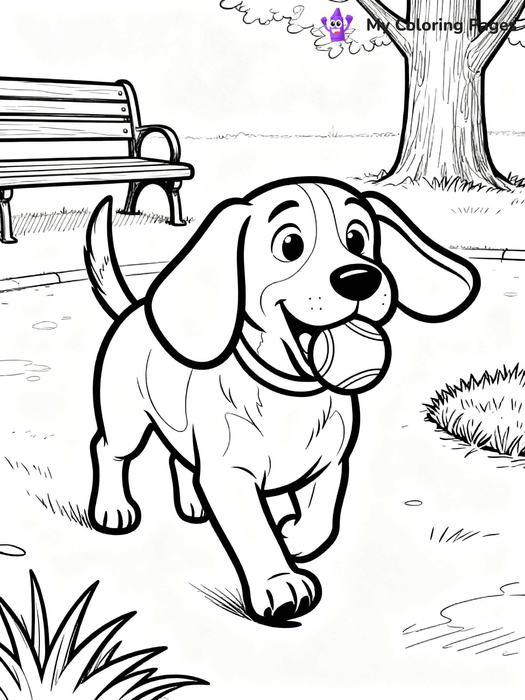 Beagle Coloring Pages - 5