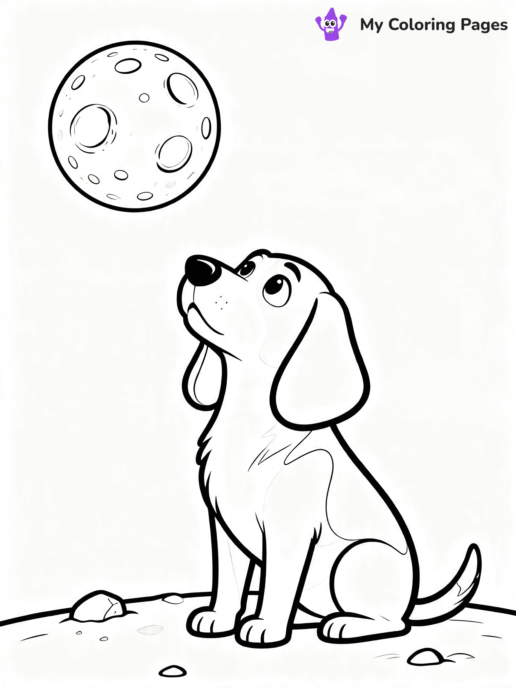 Beagle Coloring Pages - 1
