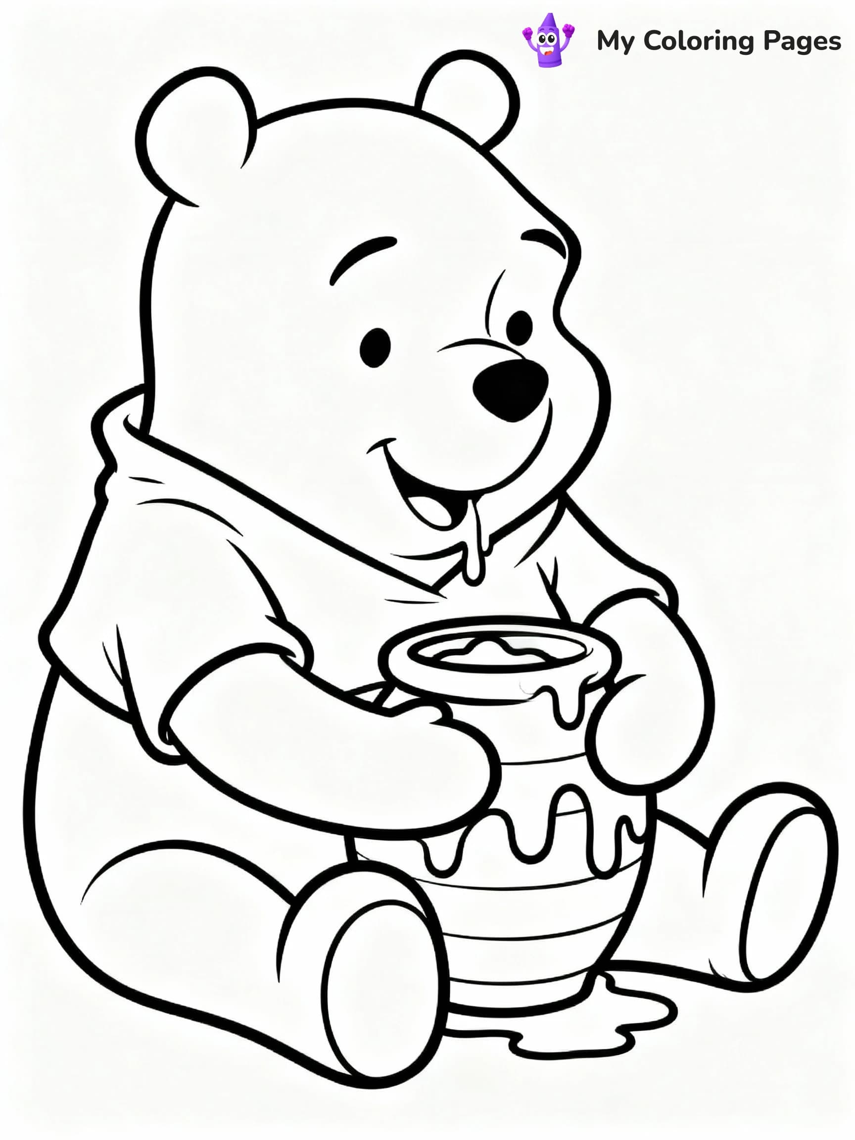 Winnie The Pooh Coloring Pages - 1