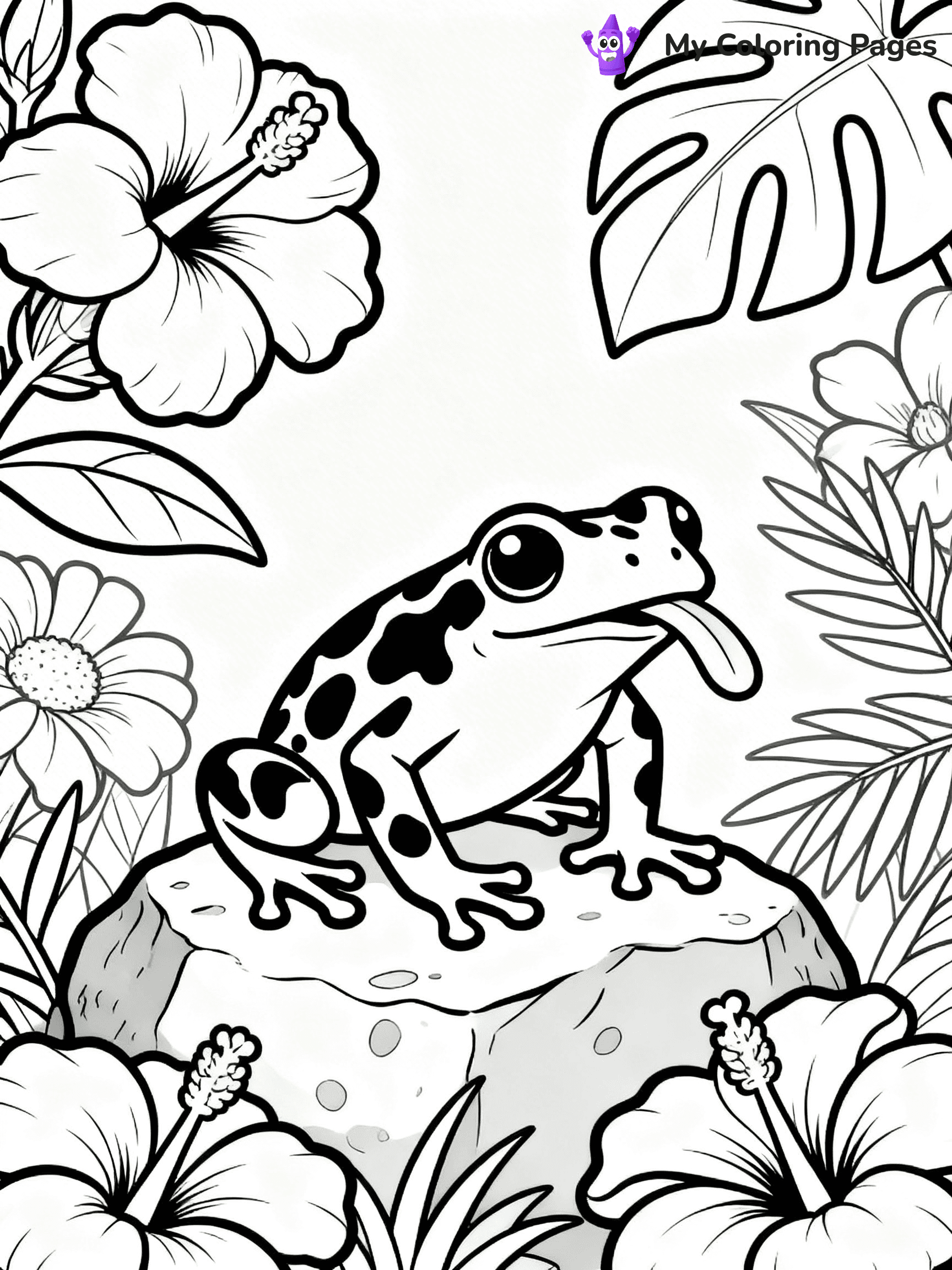 Poison Dart Frog Coloring Pages - 20