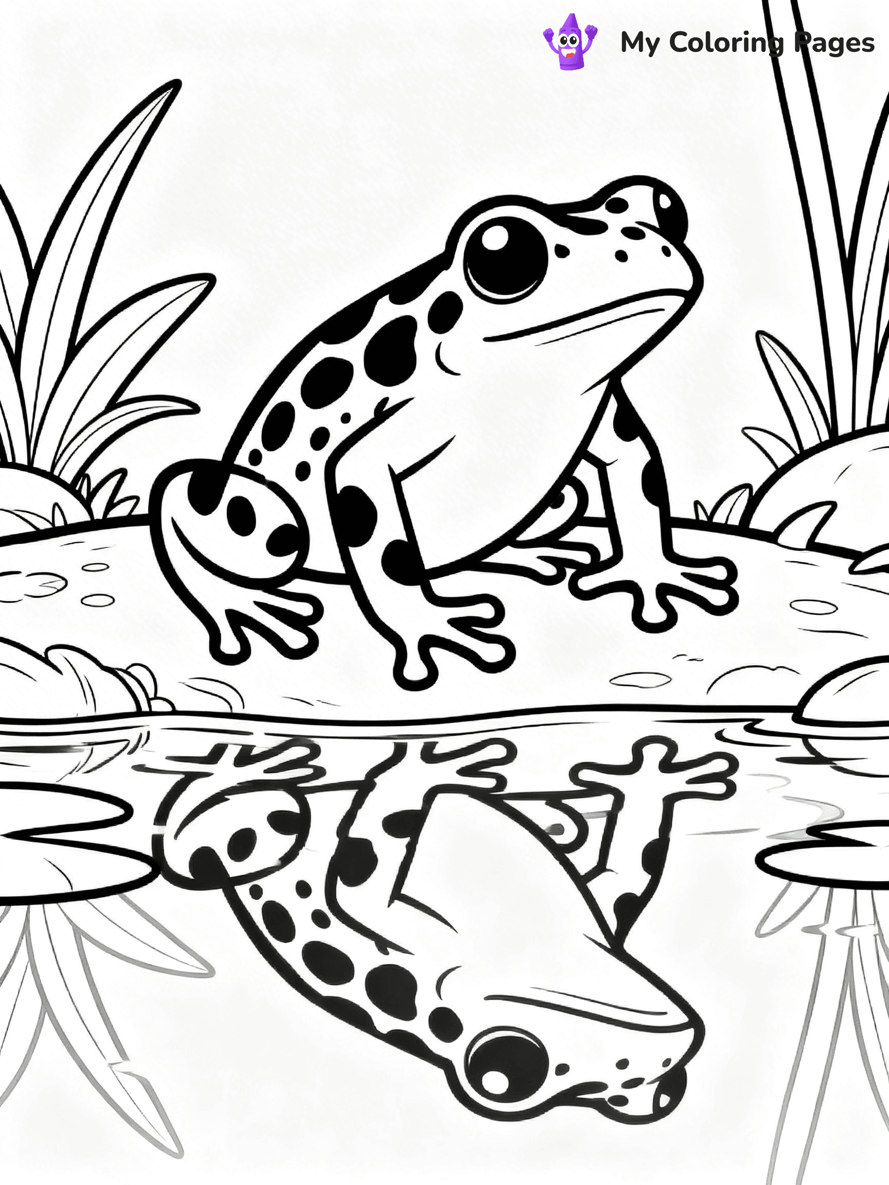 Poison Dart Frog Coloring Pages - 17