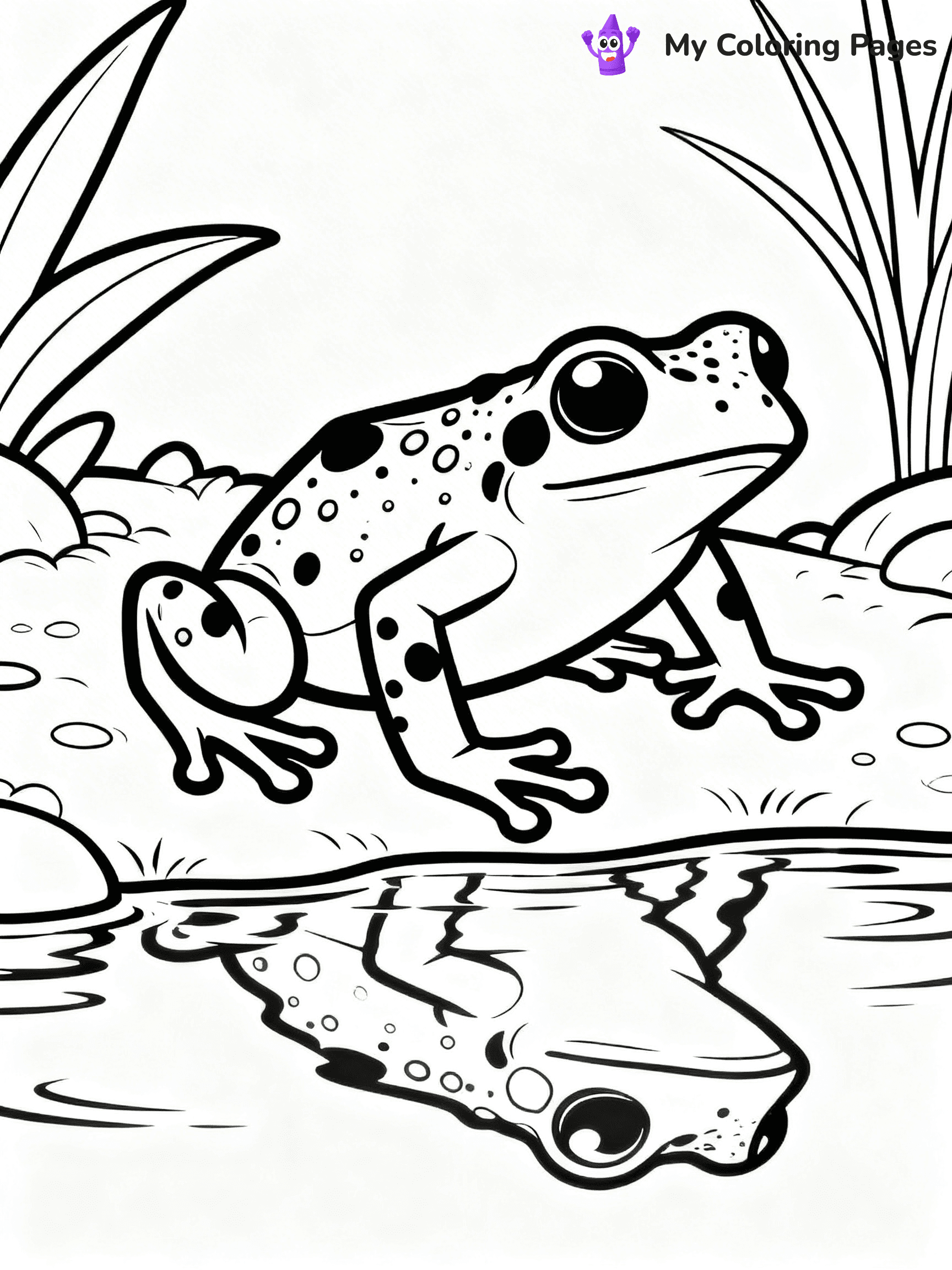 Poison Dart Frog Coloring Pages - 14
