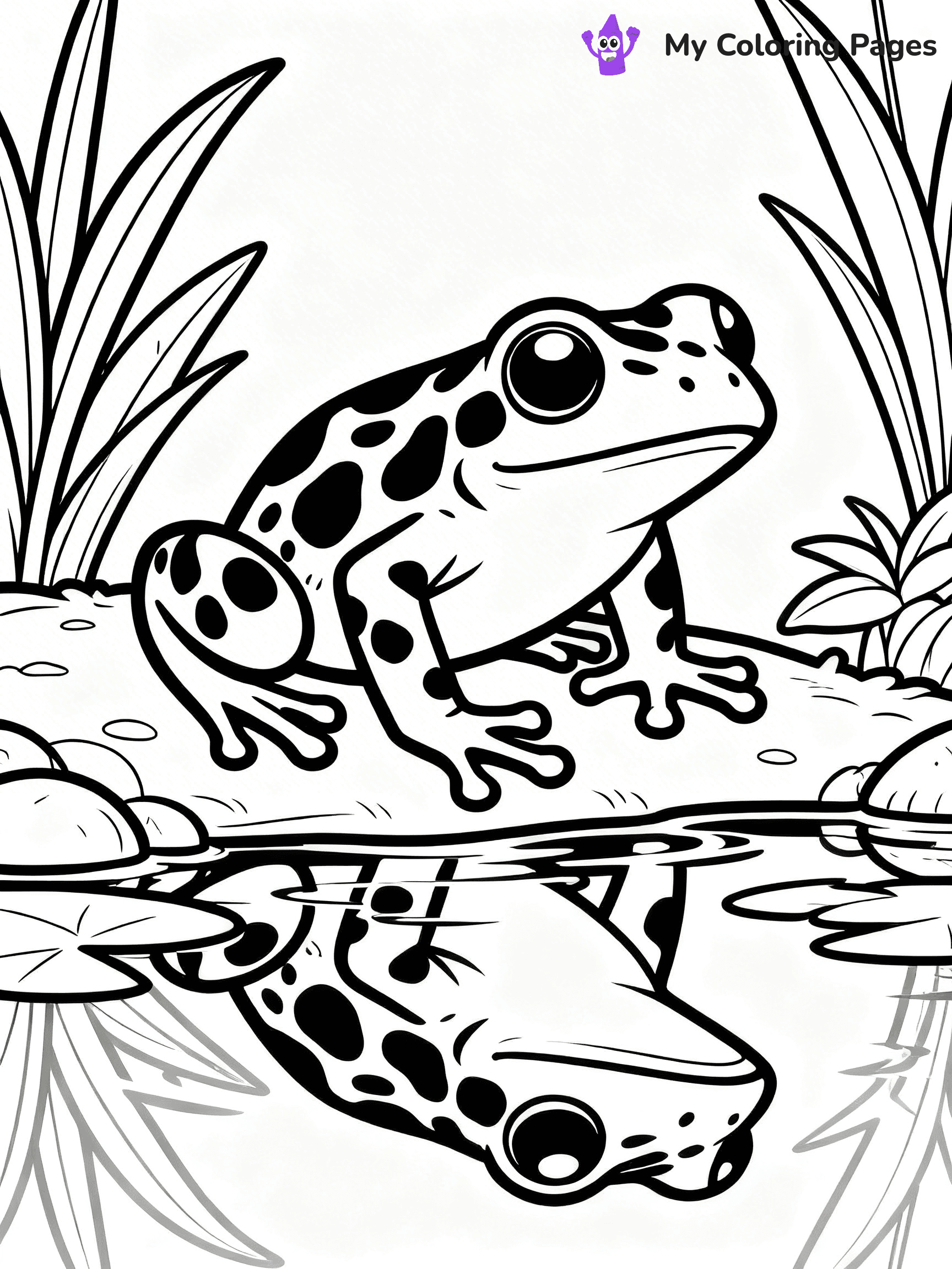 Poison Dart Frog Coloring Pages - 13