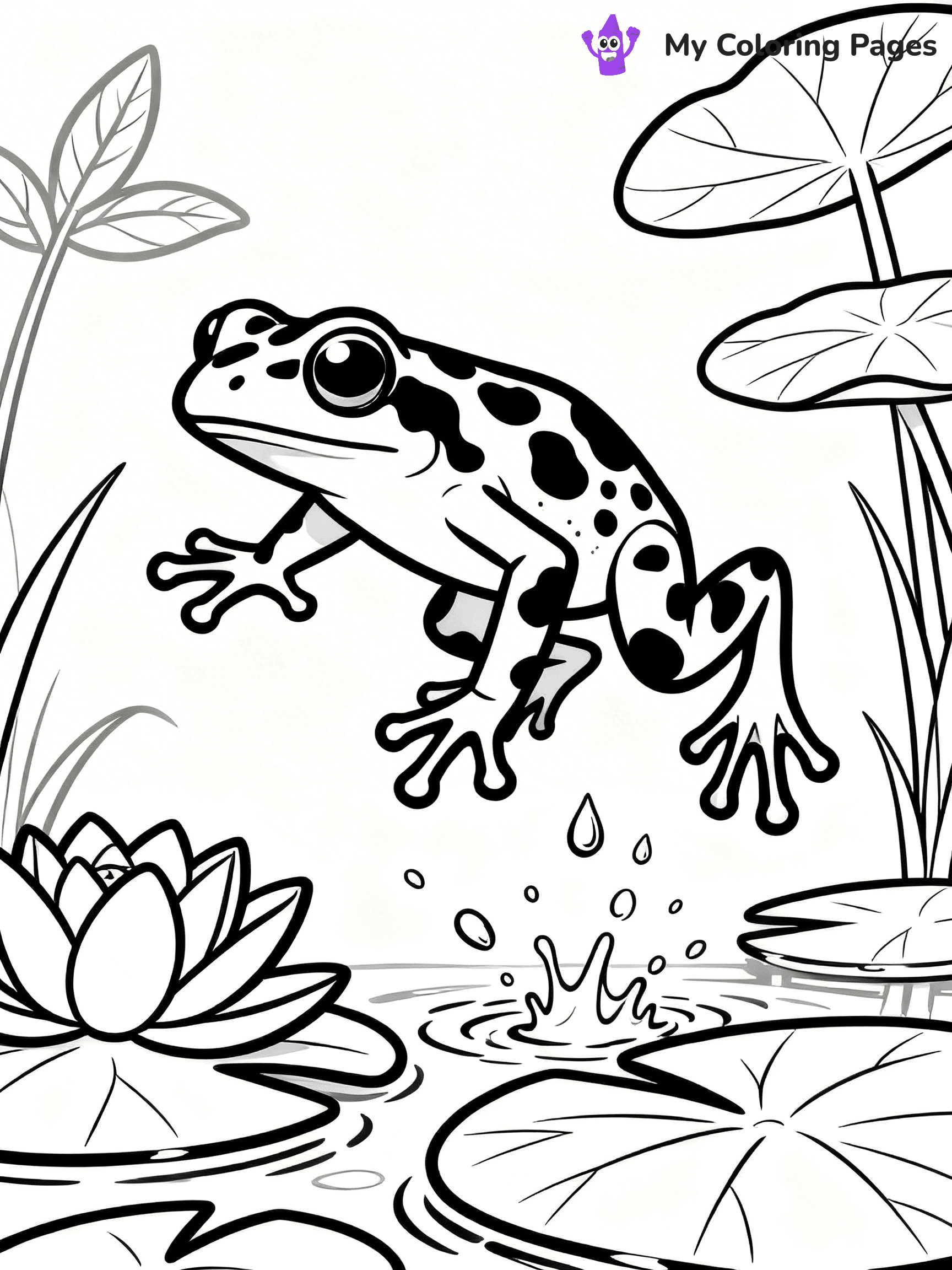 Poison Dart Frog Coloring Pages - 6