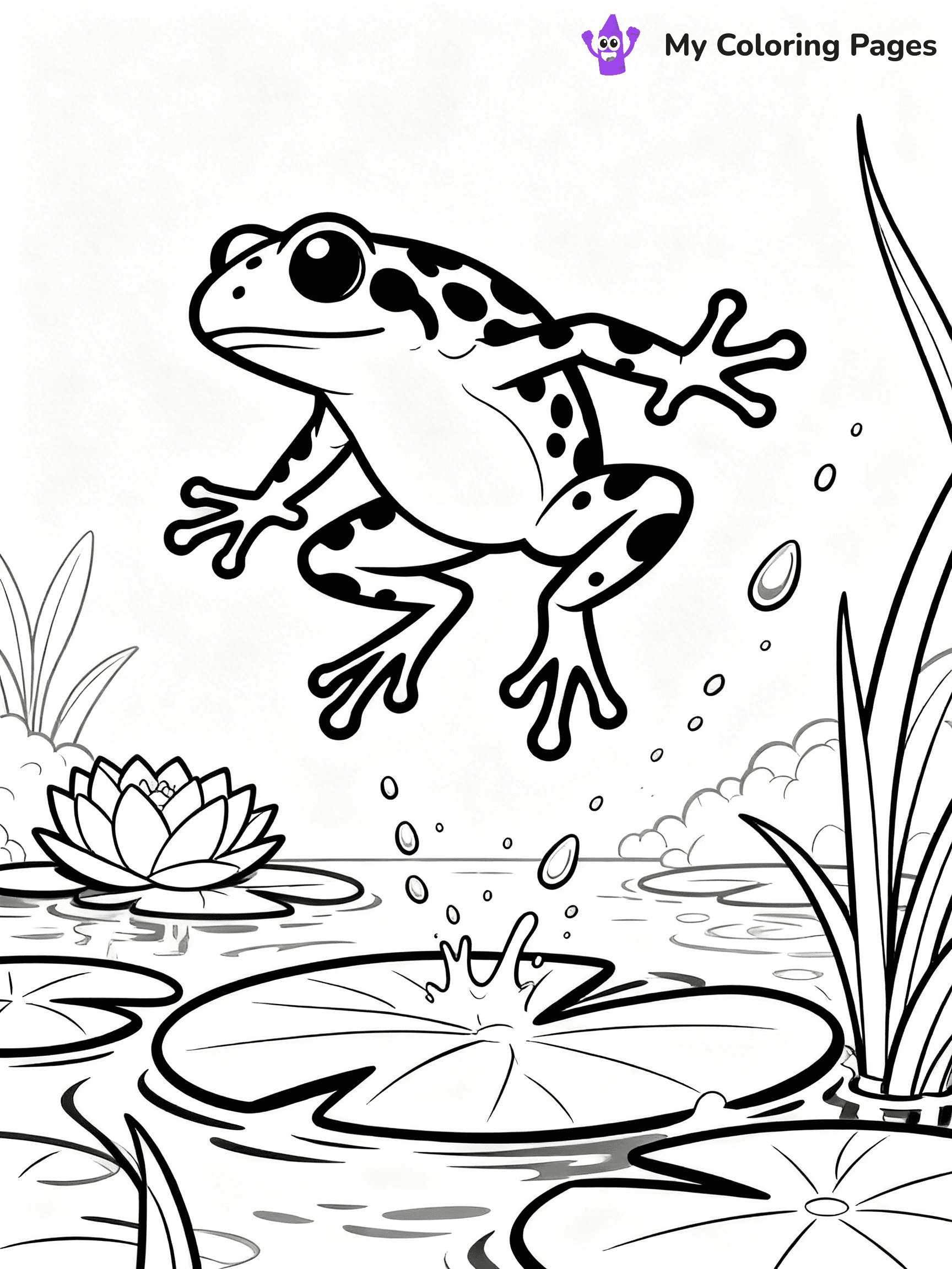 Poison Dart Frog Coloring Pages - 5