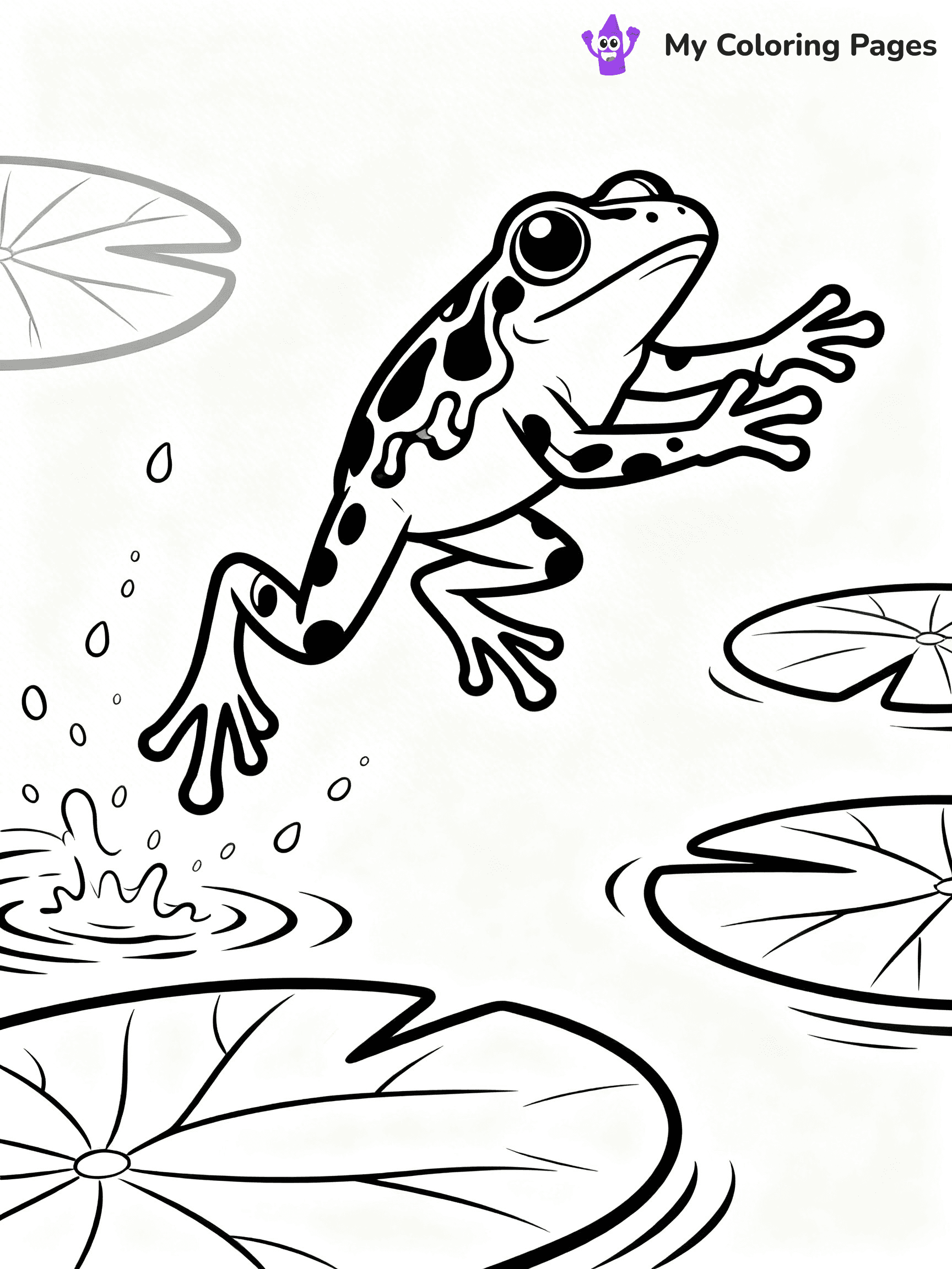 Poison Dart Frog Coloring Pages - 4