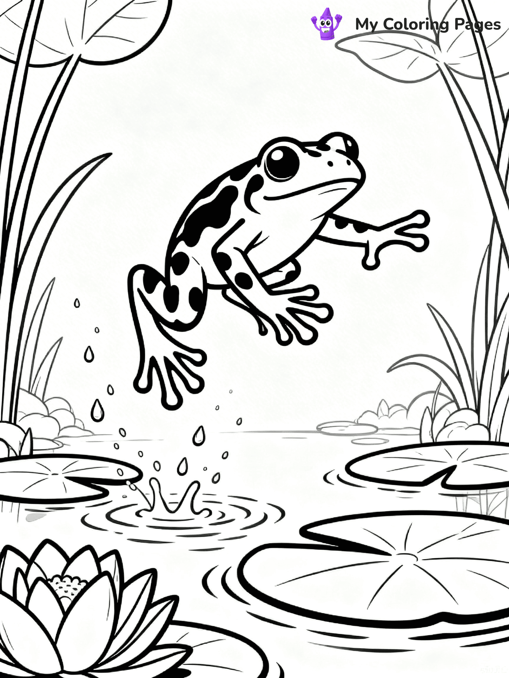 Poison Dart Frog Coloring Pages - 3