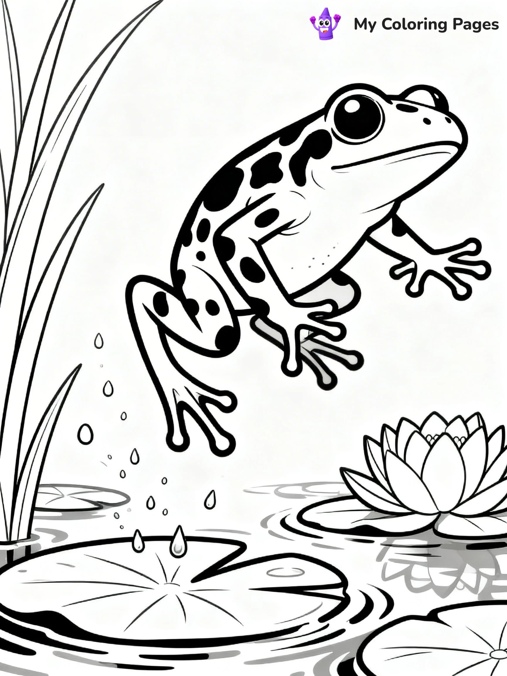 Poison Dart Frog Coloring Pages - 2
