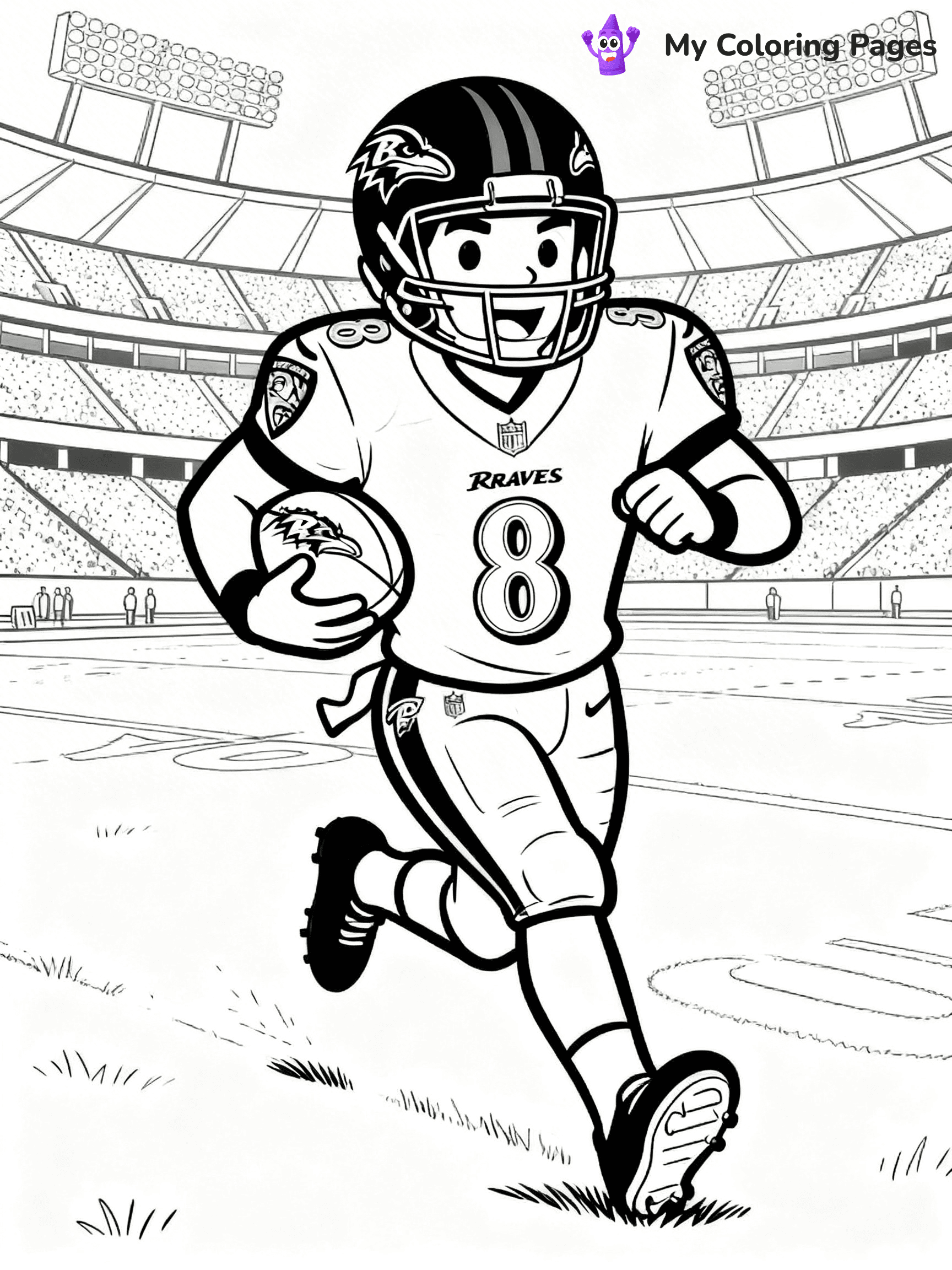 Baltimore Ravens Coloring Pages - 37