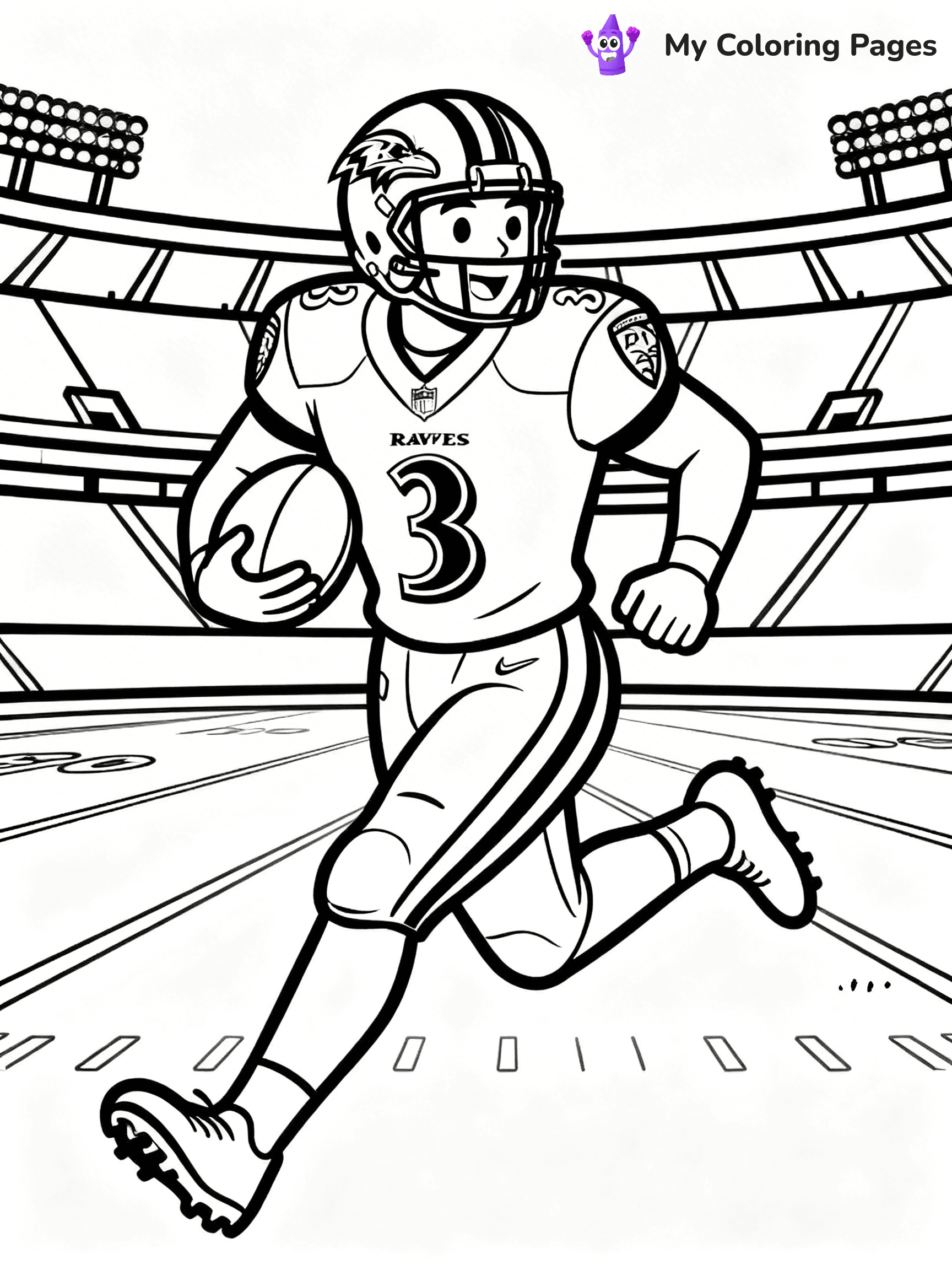 Baltimore Ravens Coloring Pages - 36