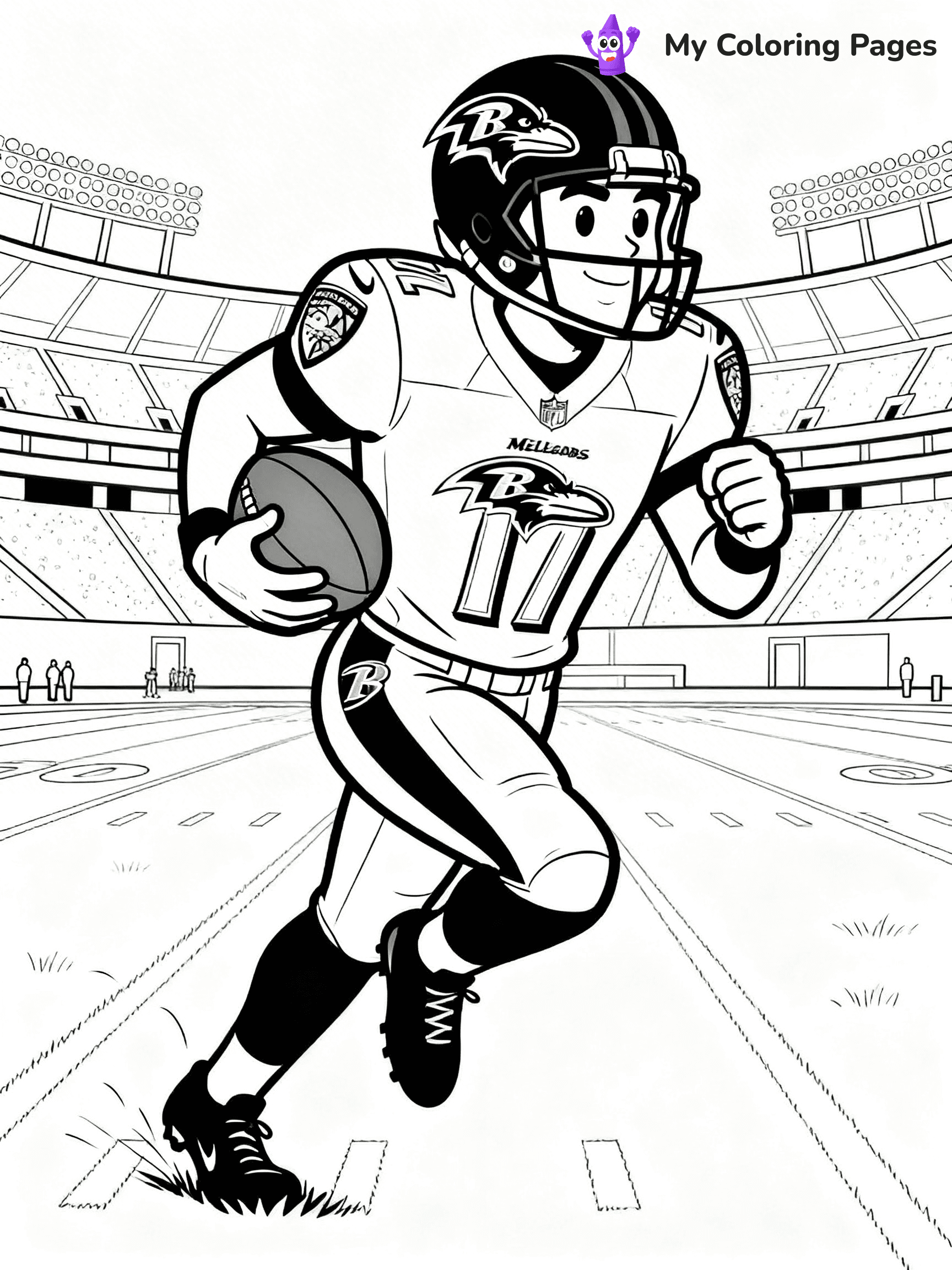 Baltimore Ravens Coloring Pages - 32
