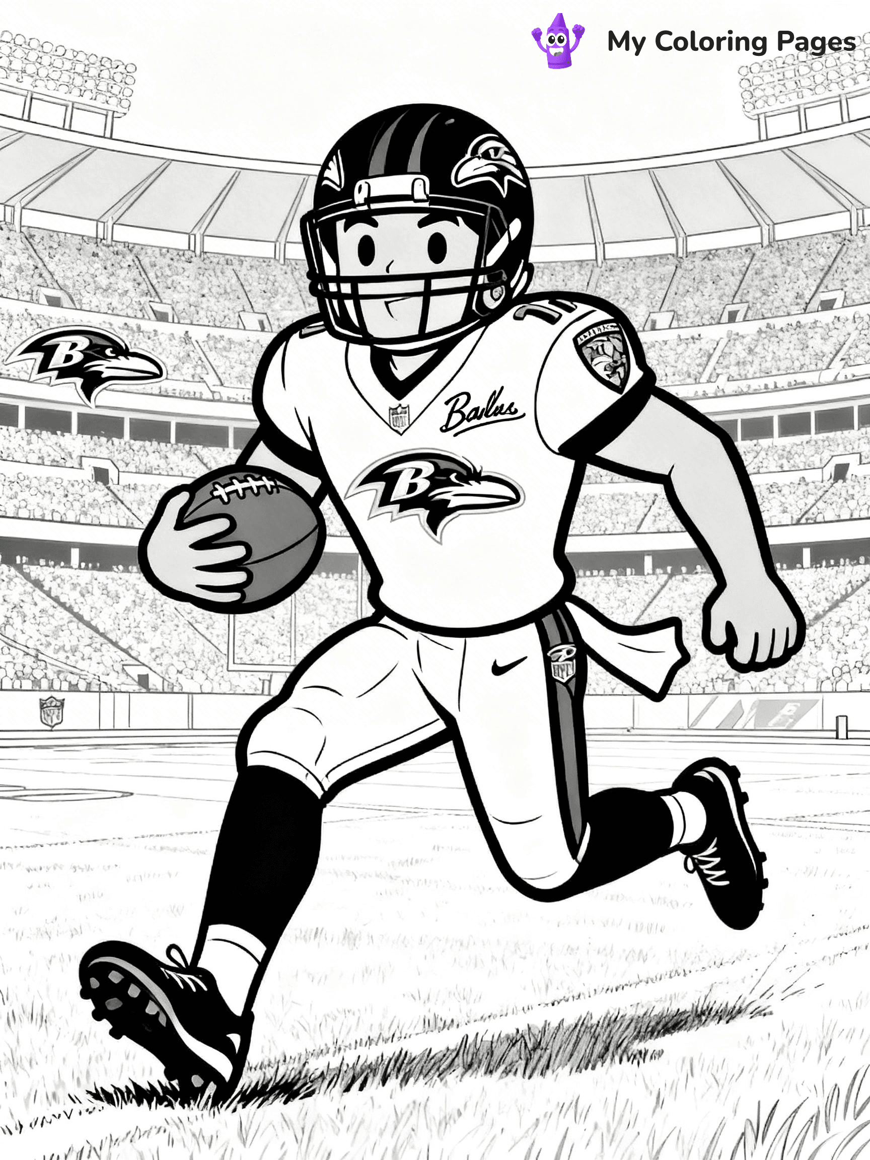 Baltimore Ravens Coloring Pages - 31