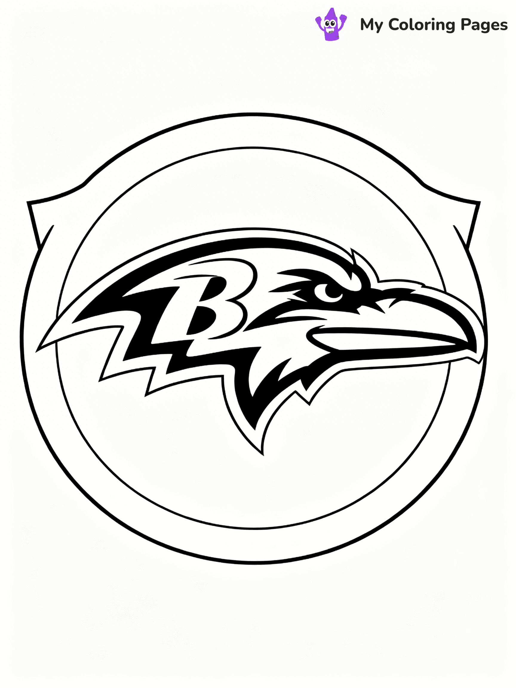 Baltimore Ravens Coloring Pages - 24