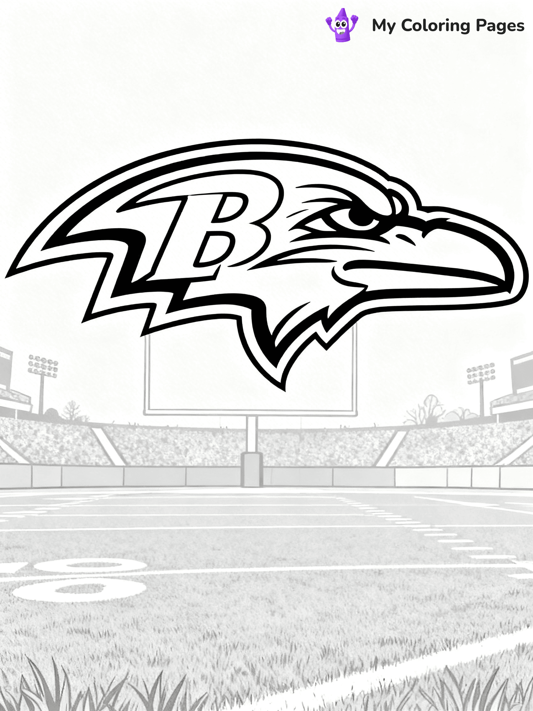 Baltimore Ravens Coloring Pages - 20