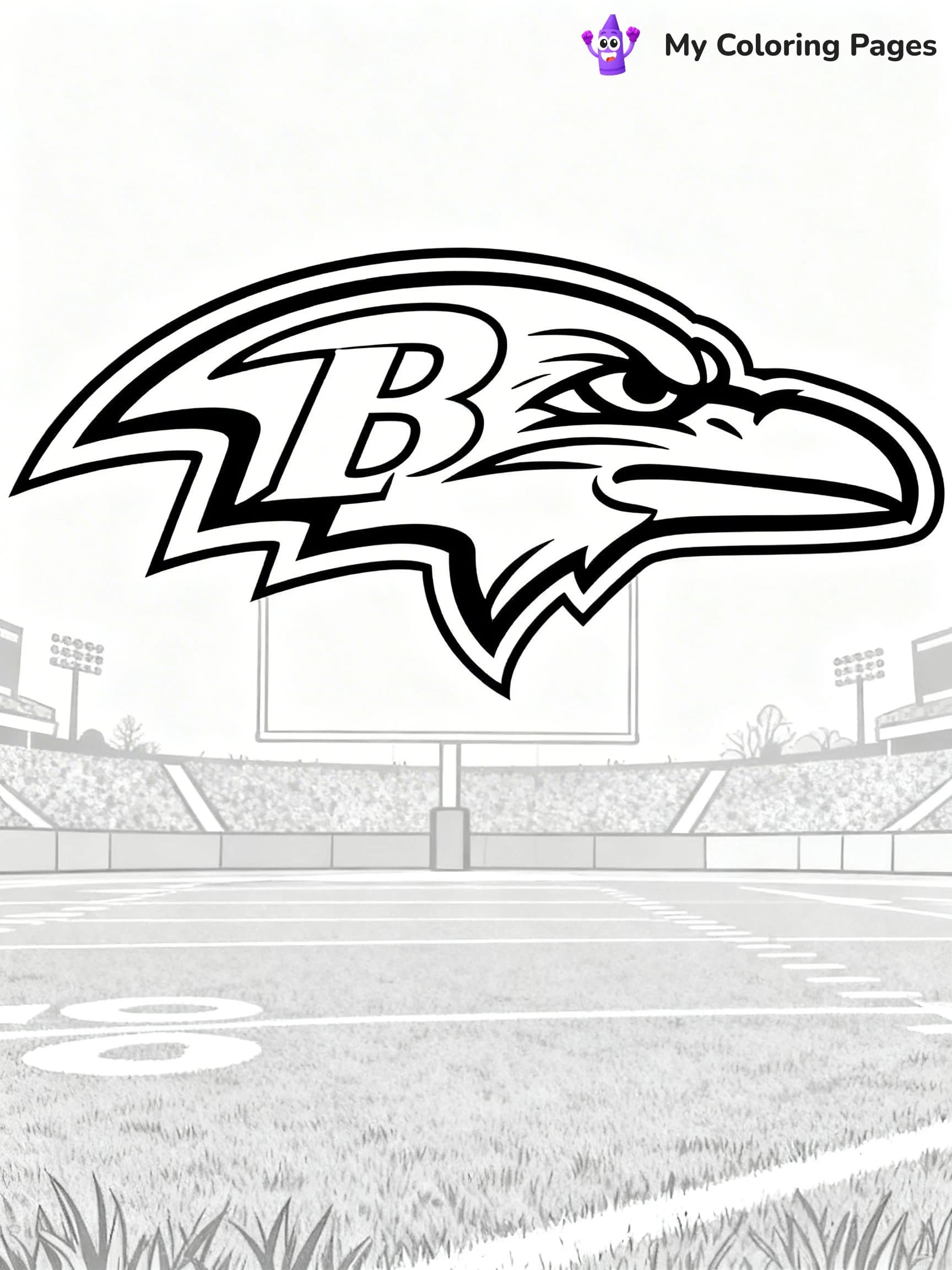 Baltimore Ravens Coloring Pages - 20