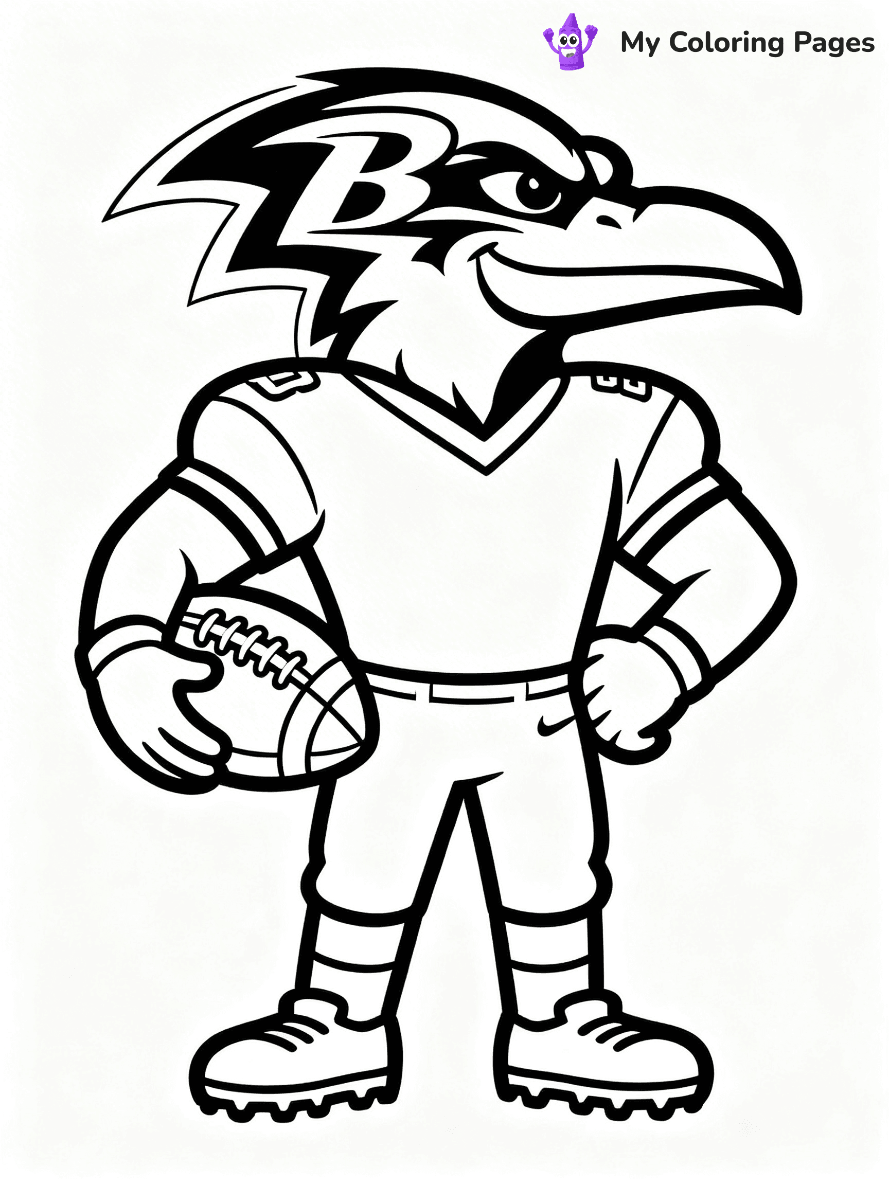 Baltimore Ravens Coloring Pages - 18