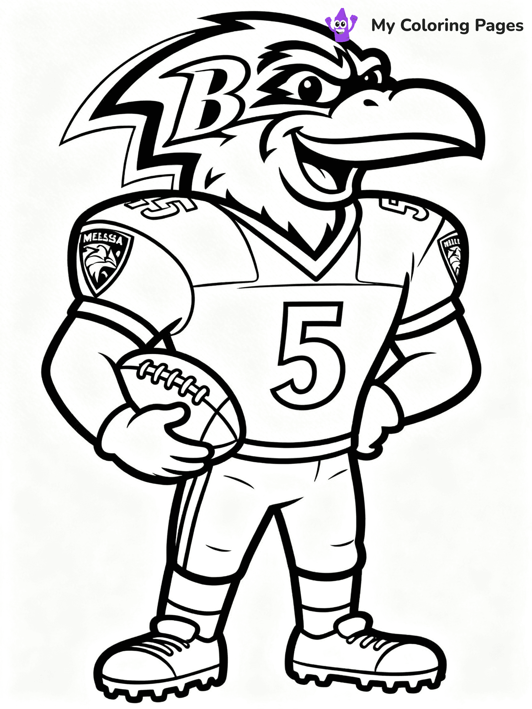 Baltimore Ravens Coloring Pages - 14