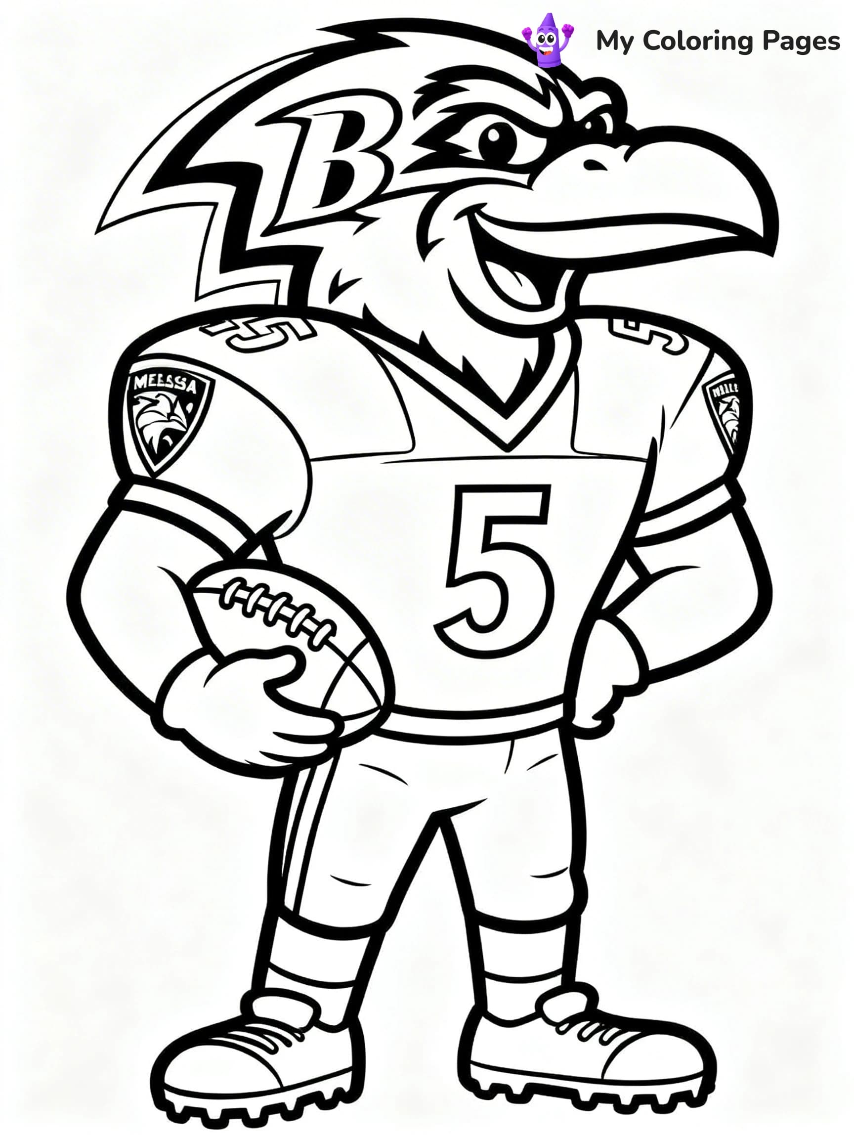 Baltimore Ravens Coloring Pages - 14