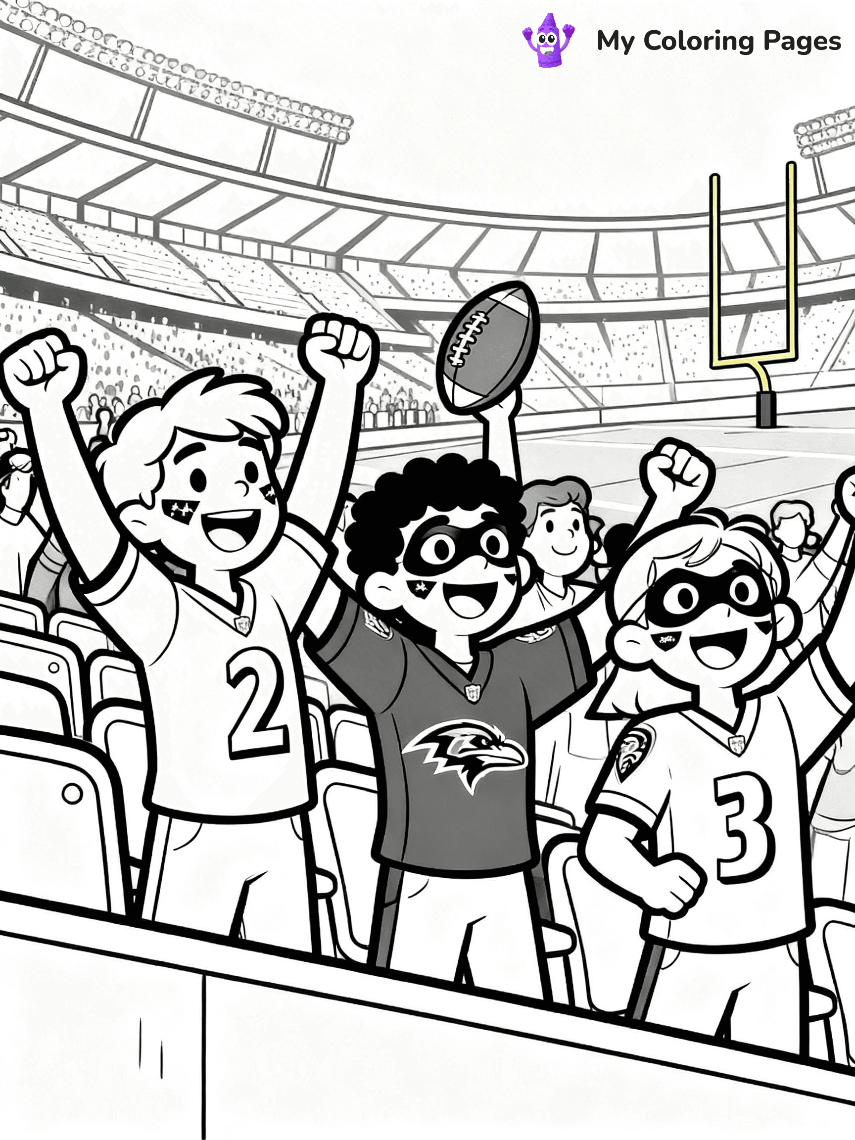 Baltimore Ravens Coloring Pages - 11