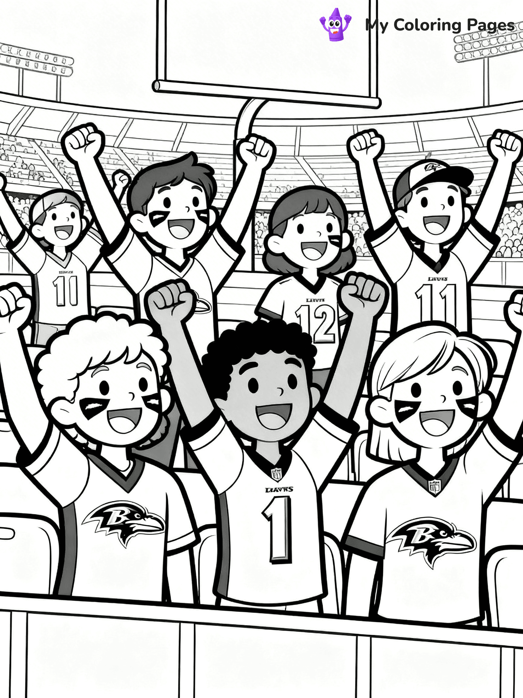 Baltimore Ravens Coloring Pages - 10