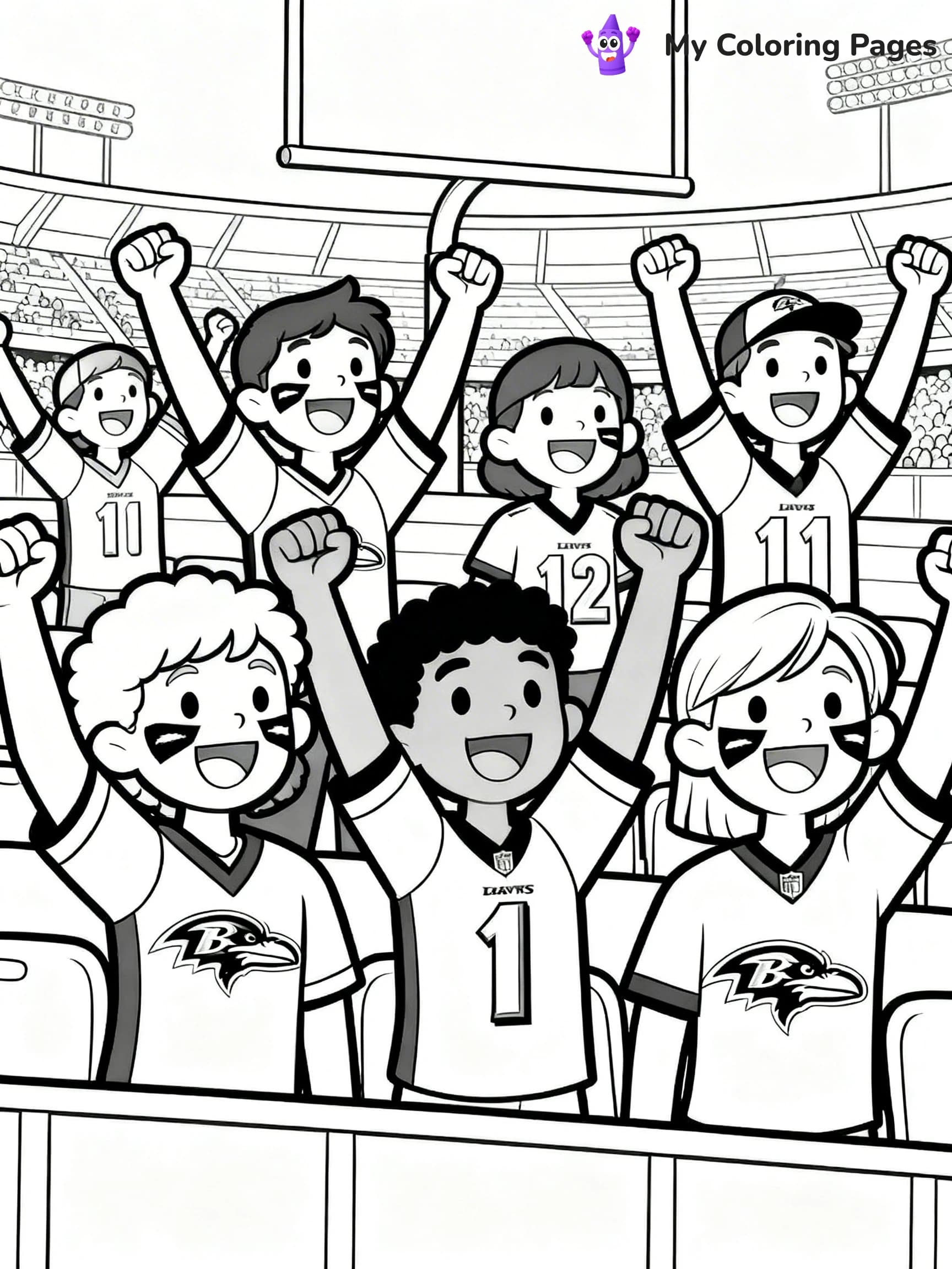 Baltimore Ravens Coloring Pages - 10