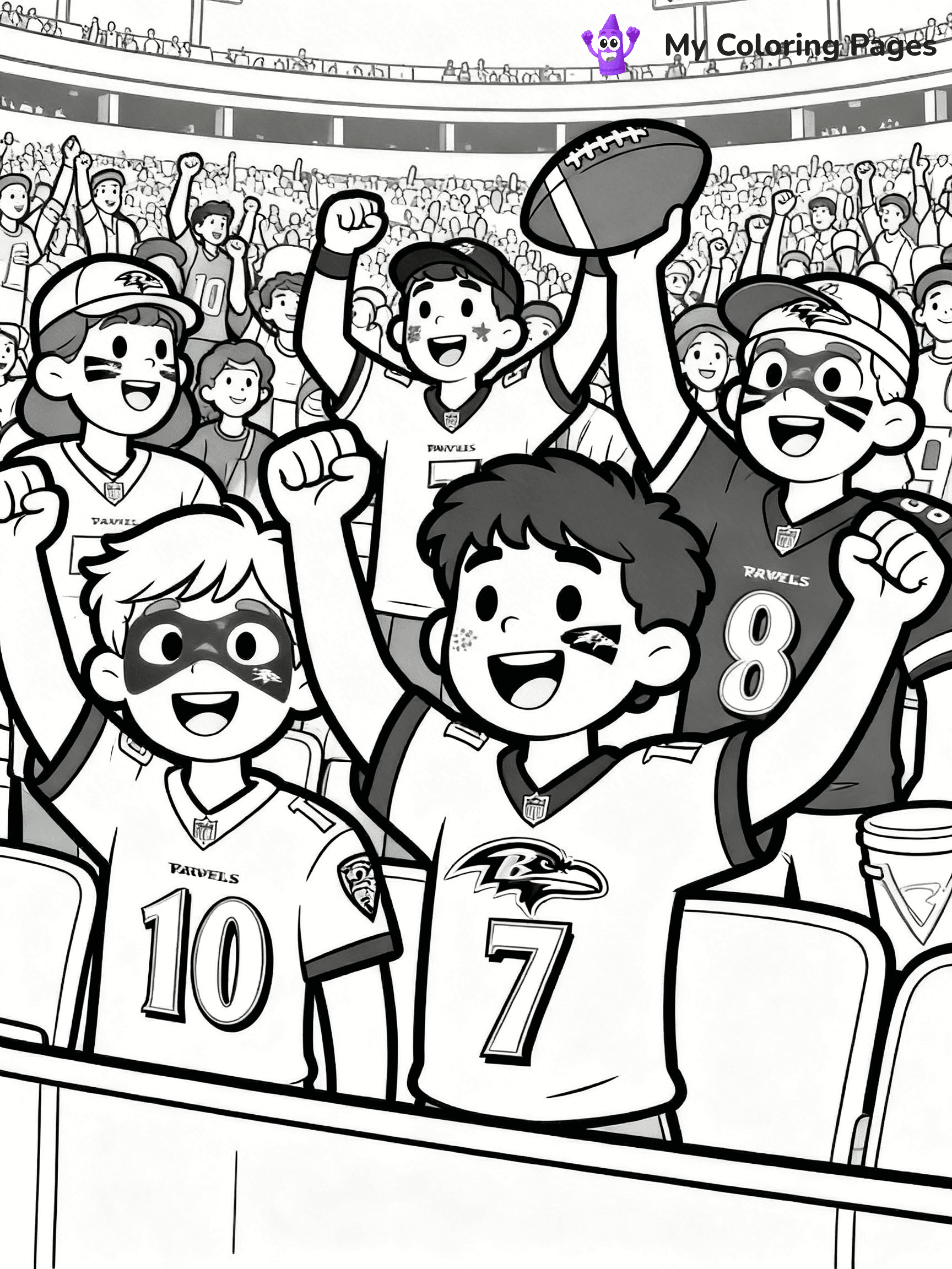 Baltimore Ravens Coloring Pages - 6