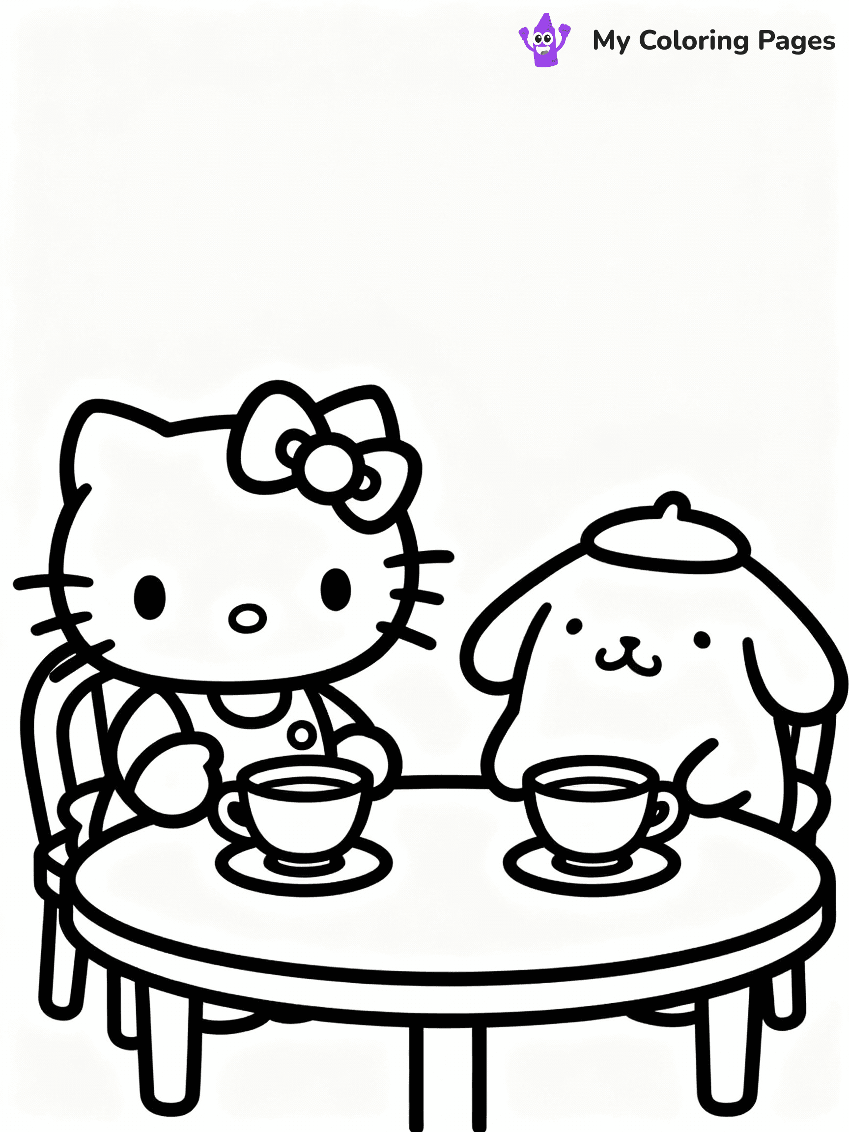 Pompompurin Coloring Pages - 1