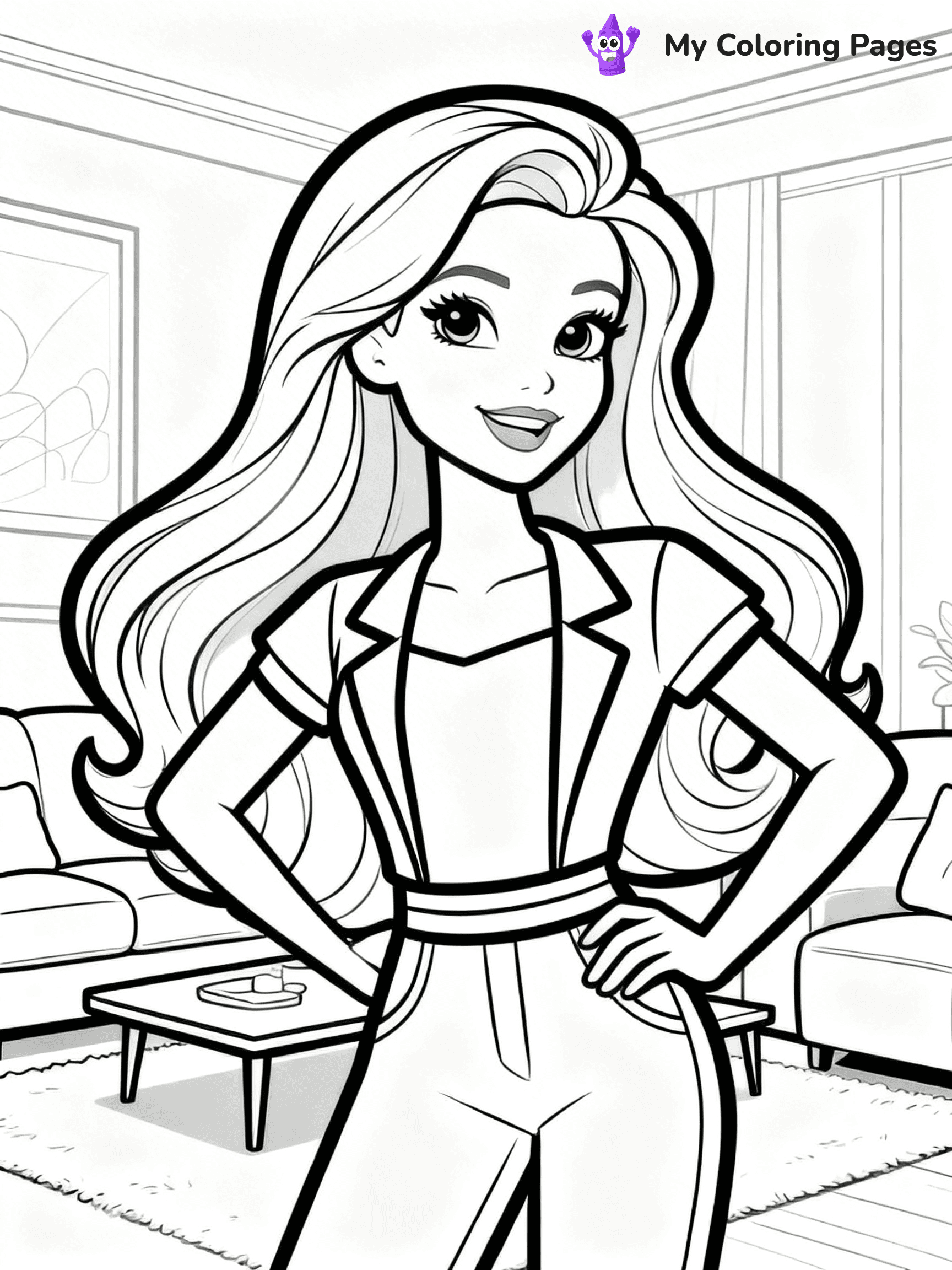Barbie Dream House Coloring Pages - 26