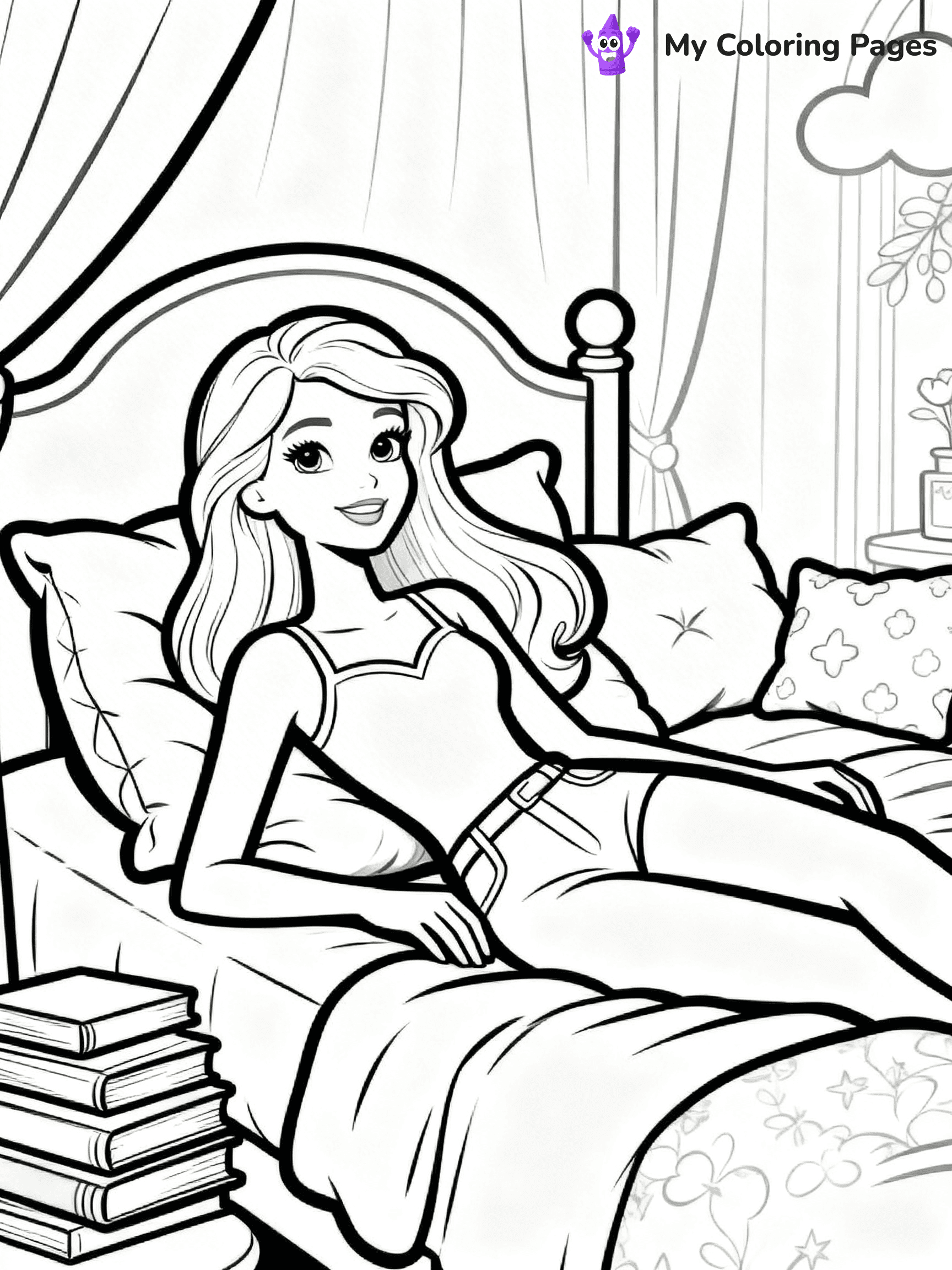 Barbie Dream House Coloring Pages - 14