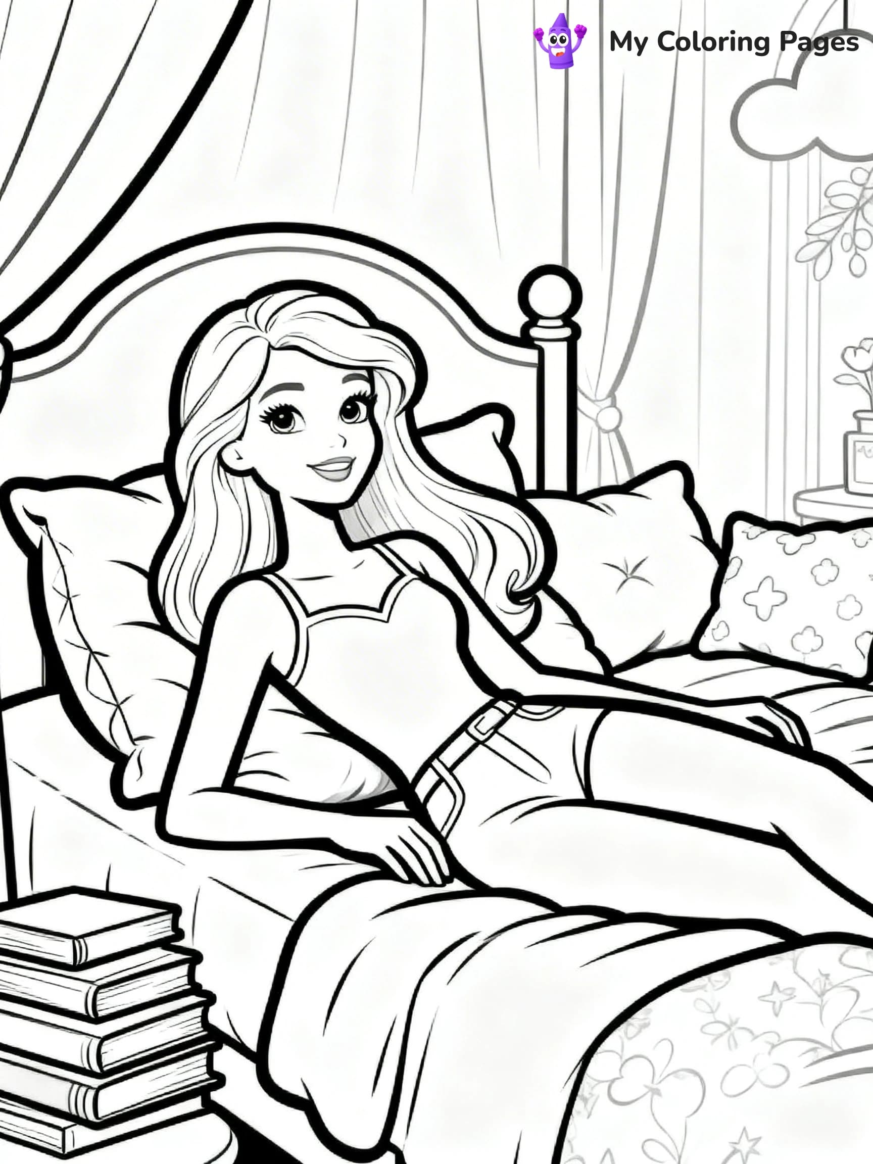 Barbie Dream House Coloring Pages - 14