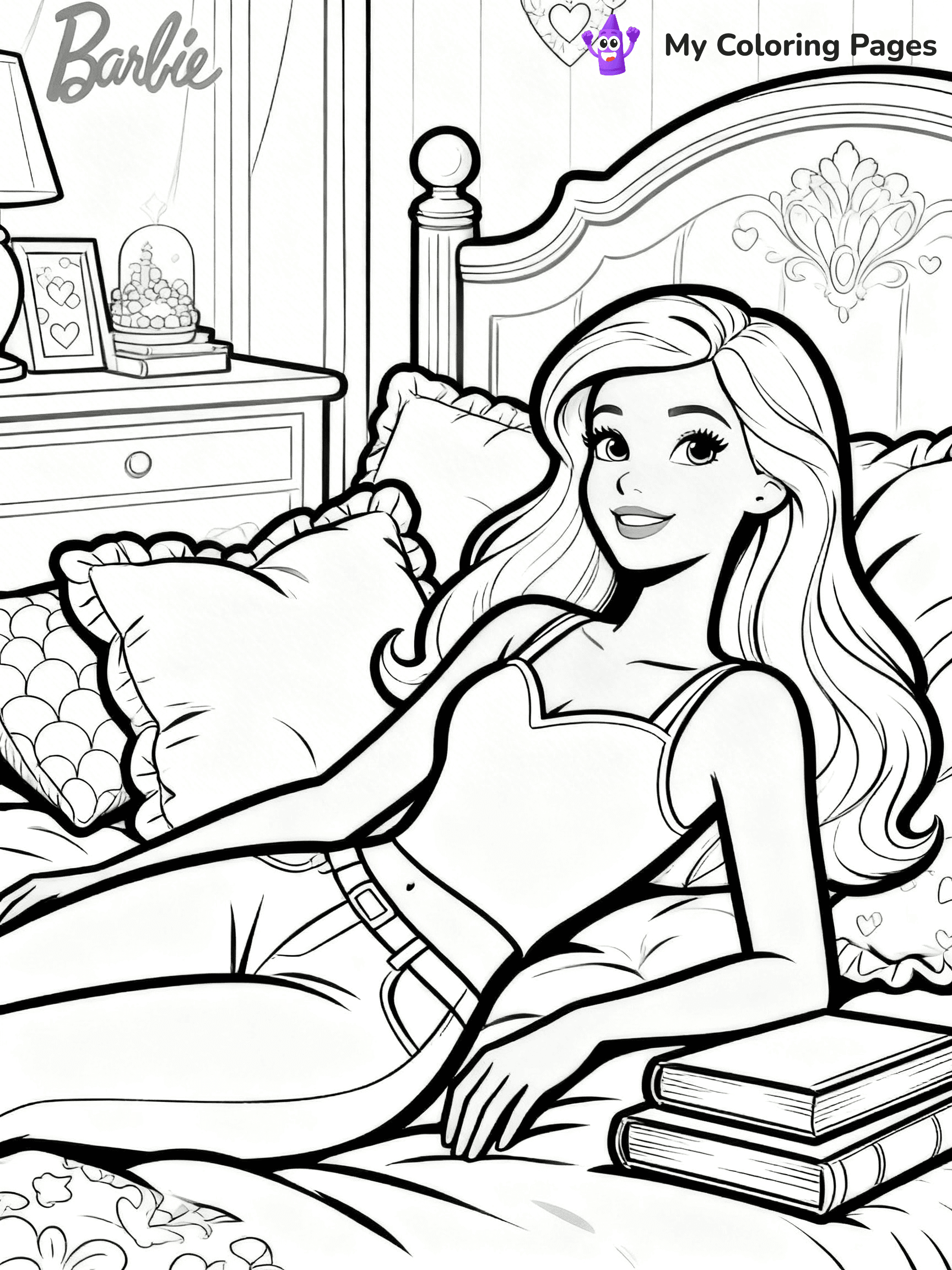 Barbie Dream House Coloring Pages - 12