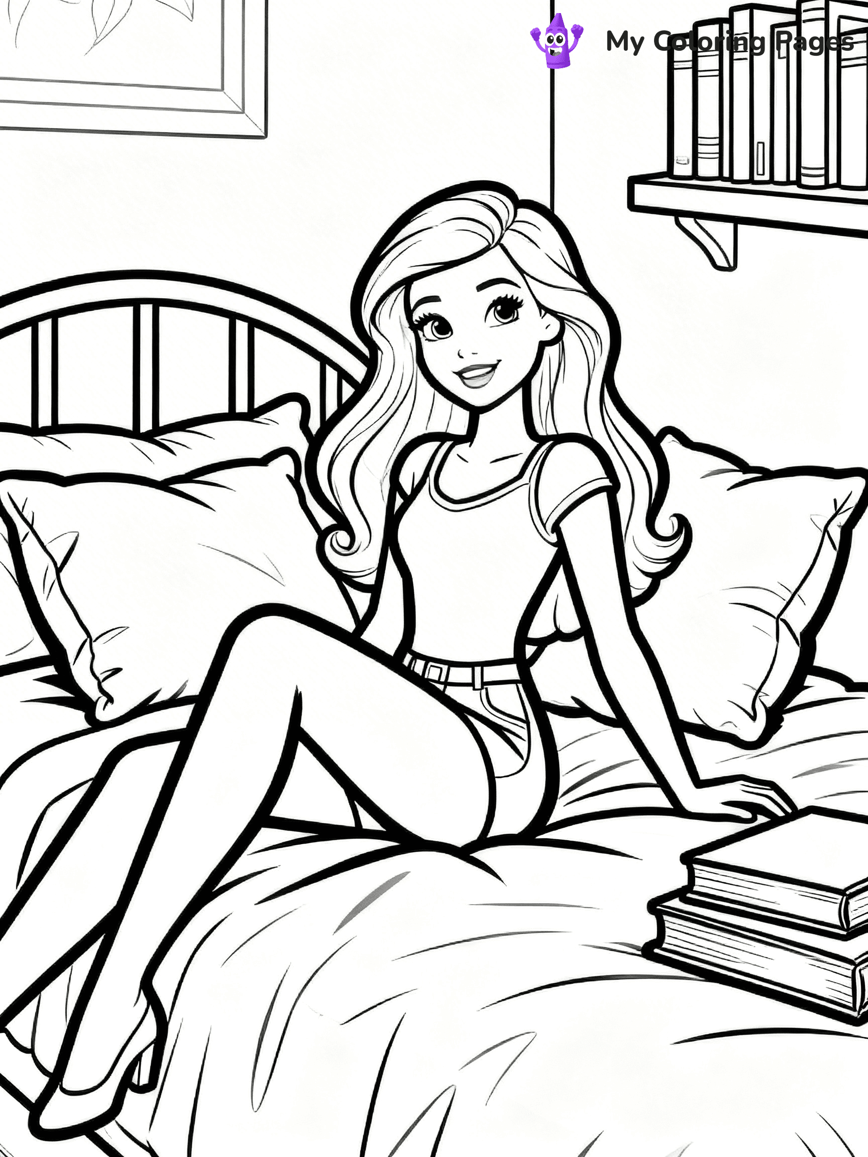 Barbie Dream House Coloring Pages - 11