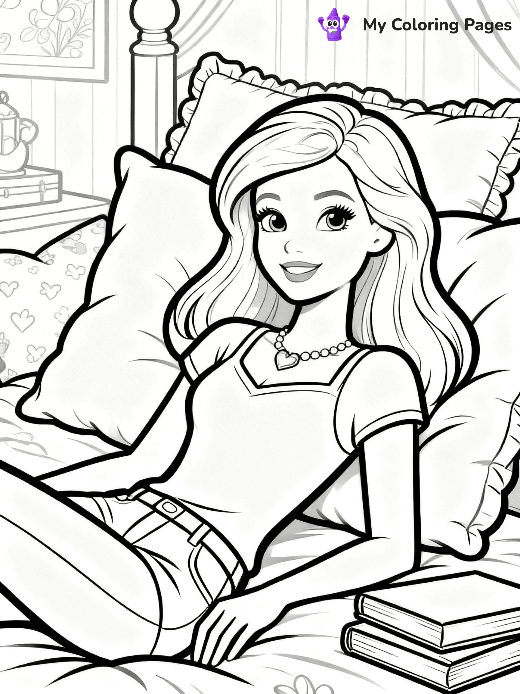 Barbie Dream House Coloring Pages - 5