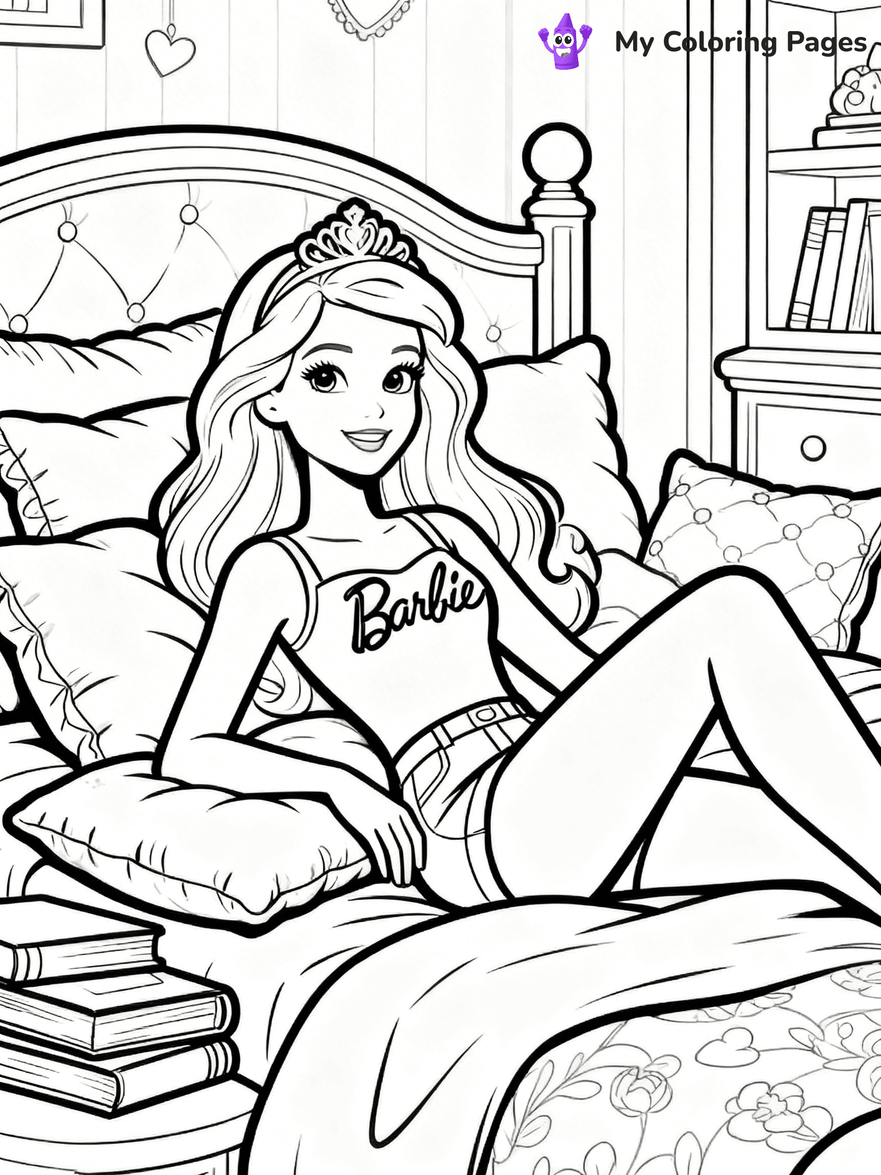 Barbie Dream House Coloring Pages - 3
