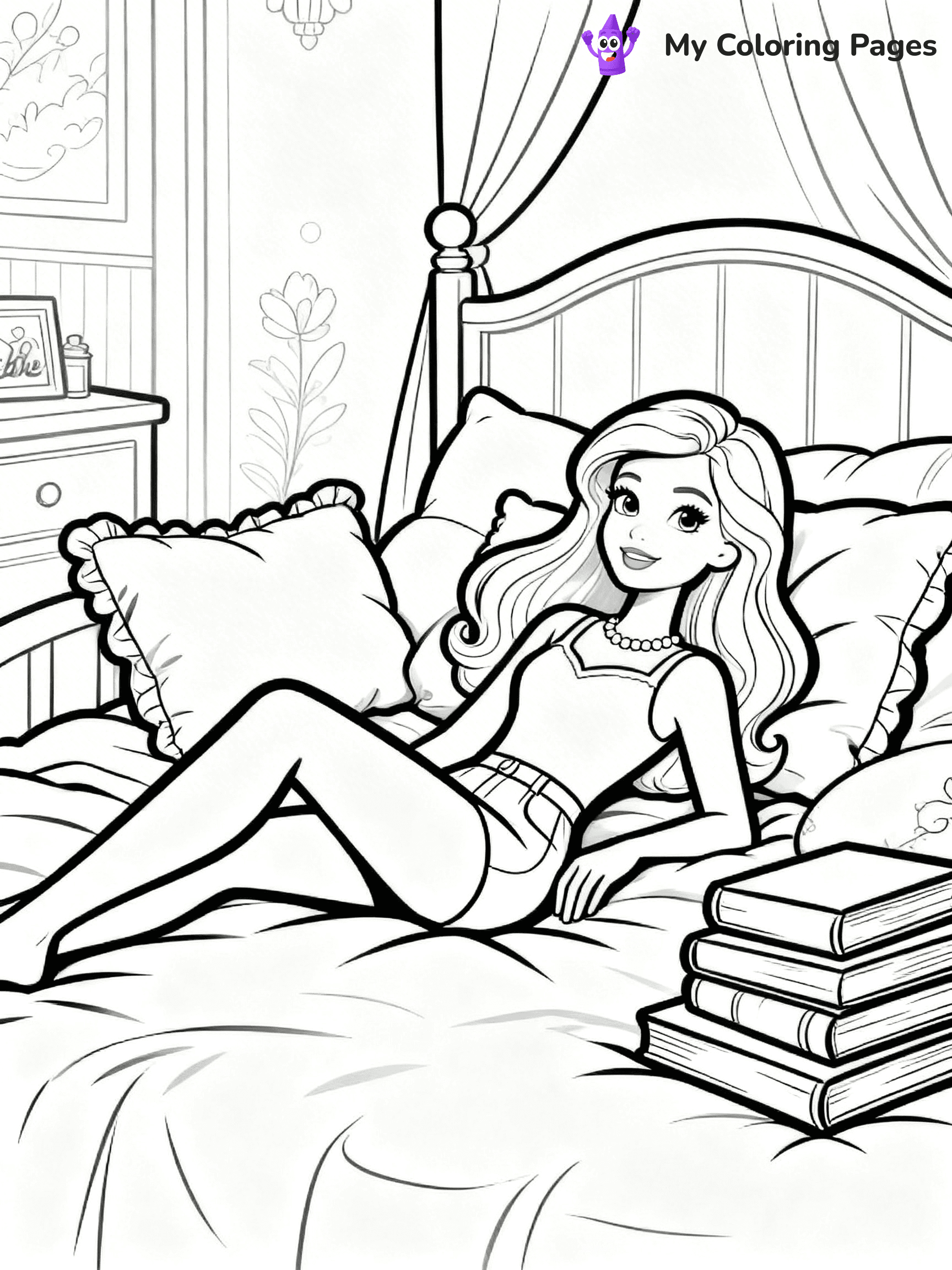 Barbie Dream House Coloring Pages - 2