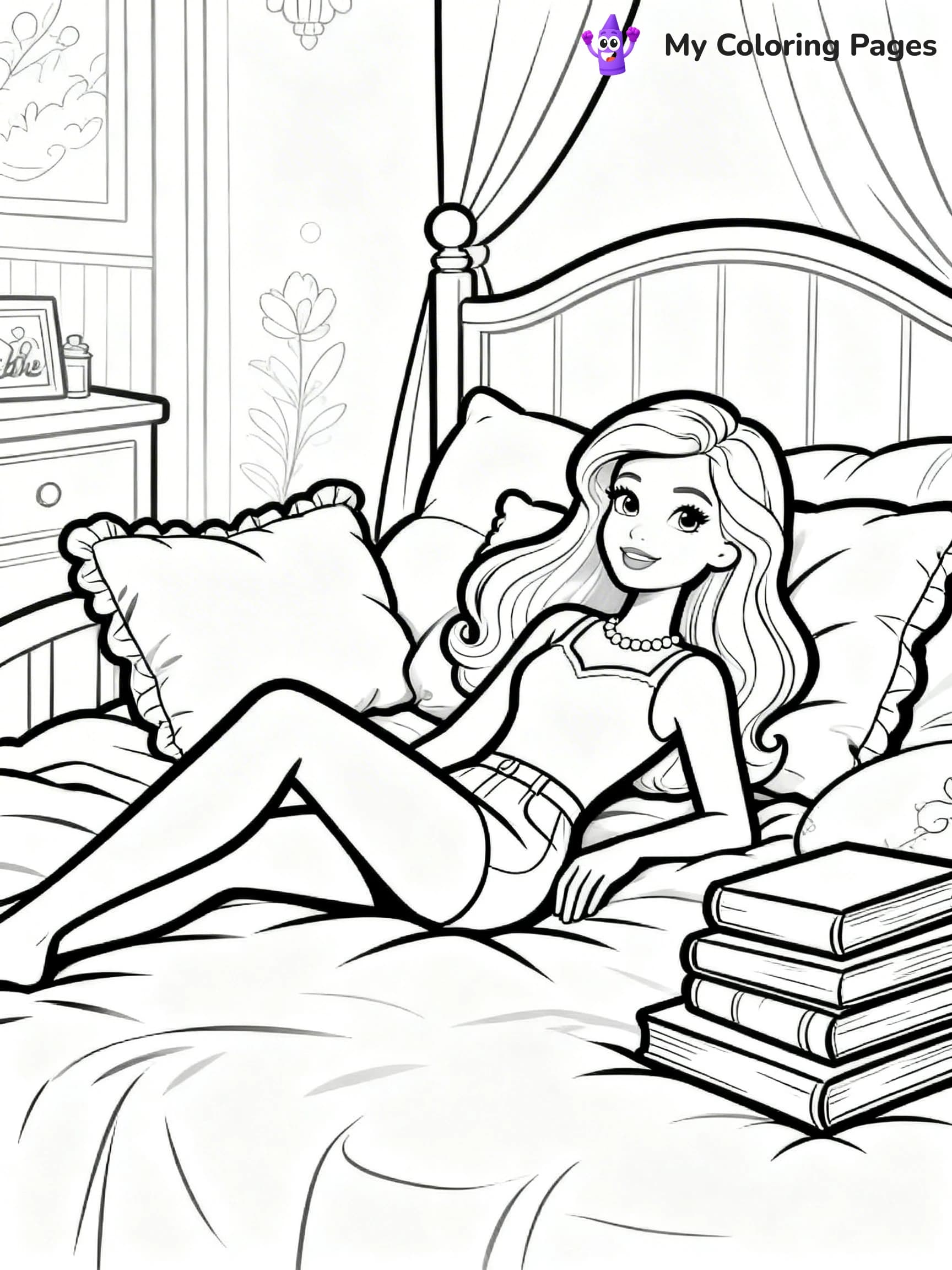 Barbie Dream House Coloring Pages - 2