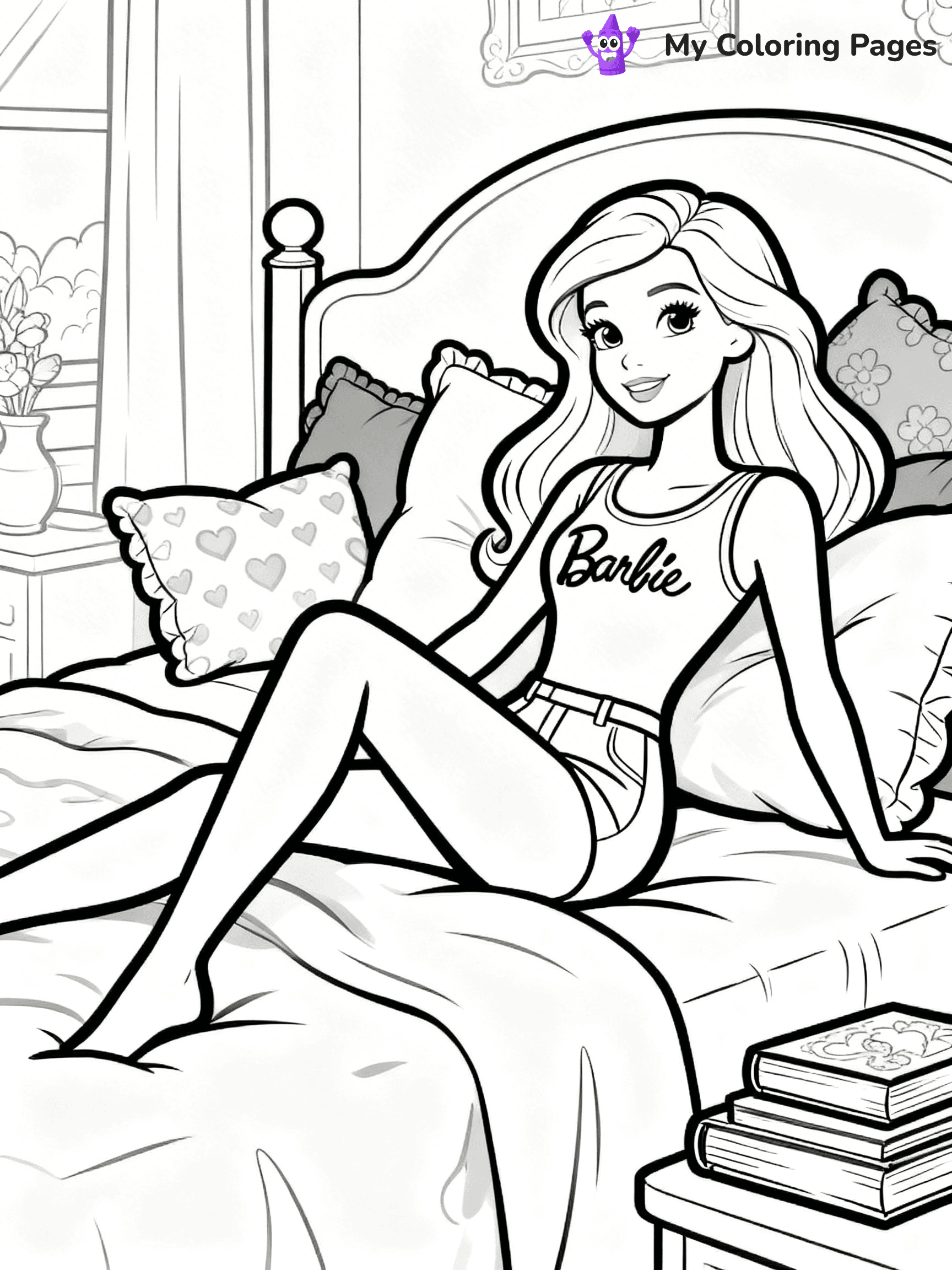 Barbie Dream House Coloring Pages - 1