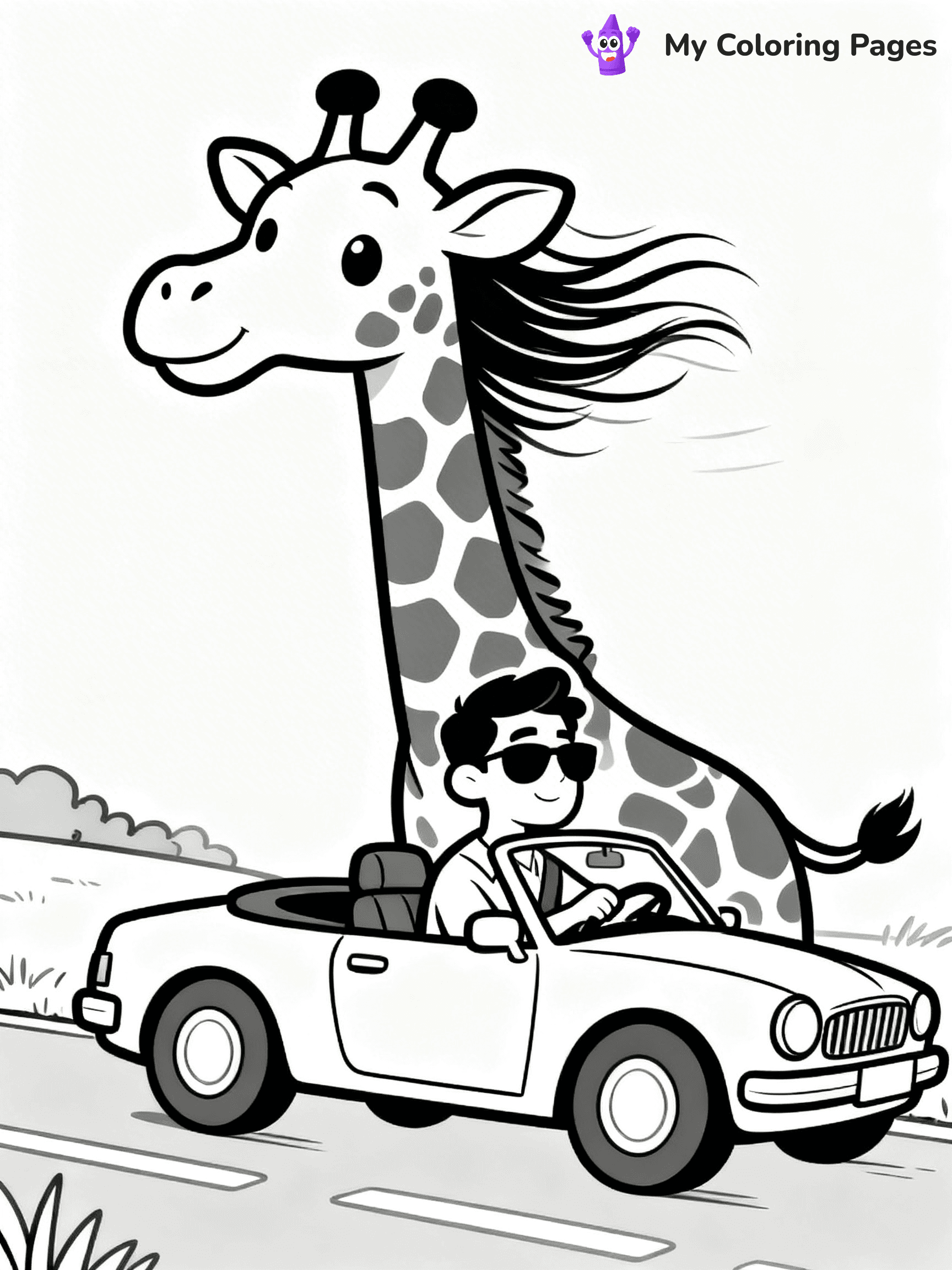 Road Trip Coloring Pages - 26