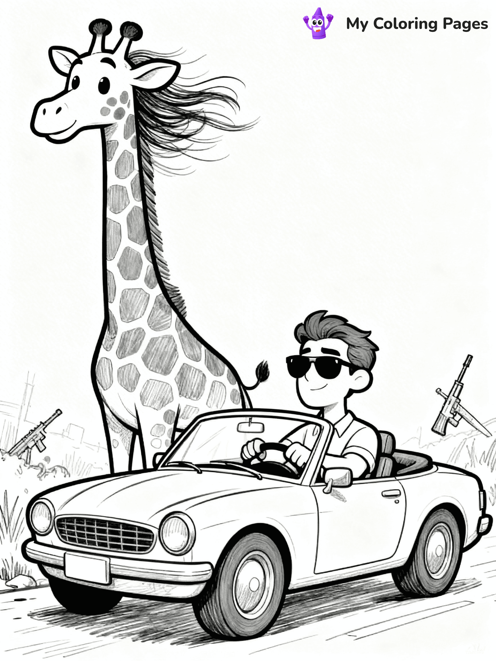 Road Trip Coloring Pages - 25