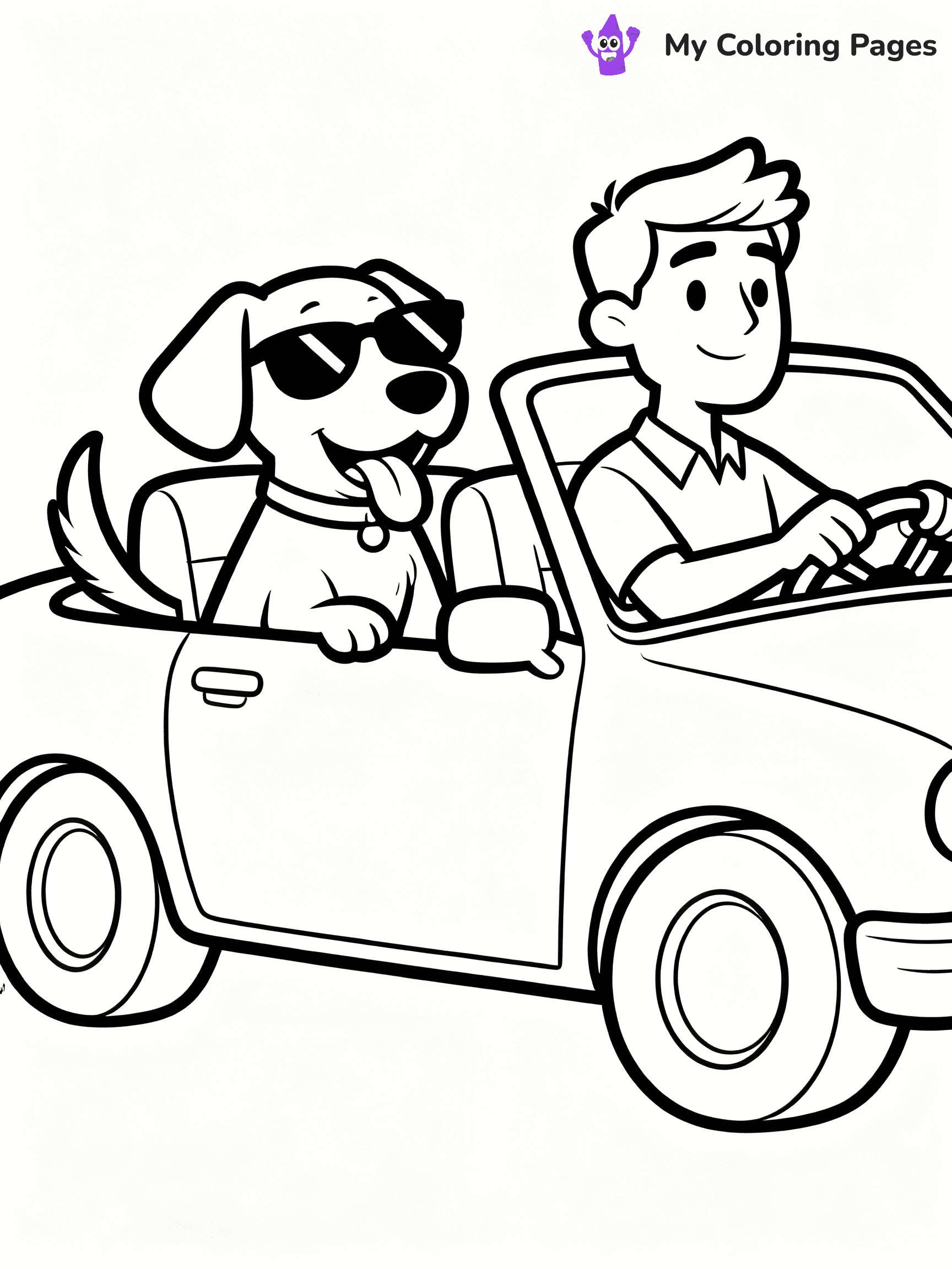 Road Trip Coloring Pages - 24