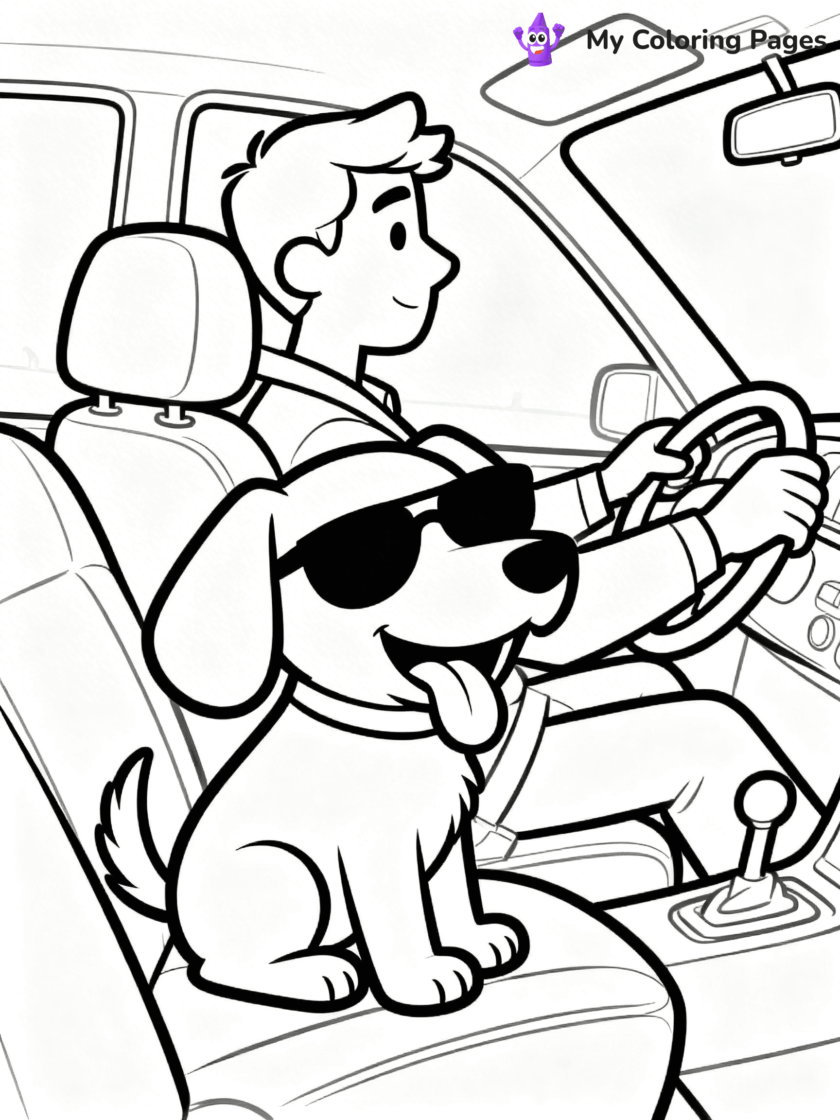 Road Trip Coloring Pages - 23