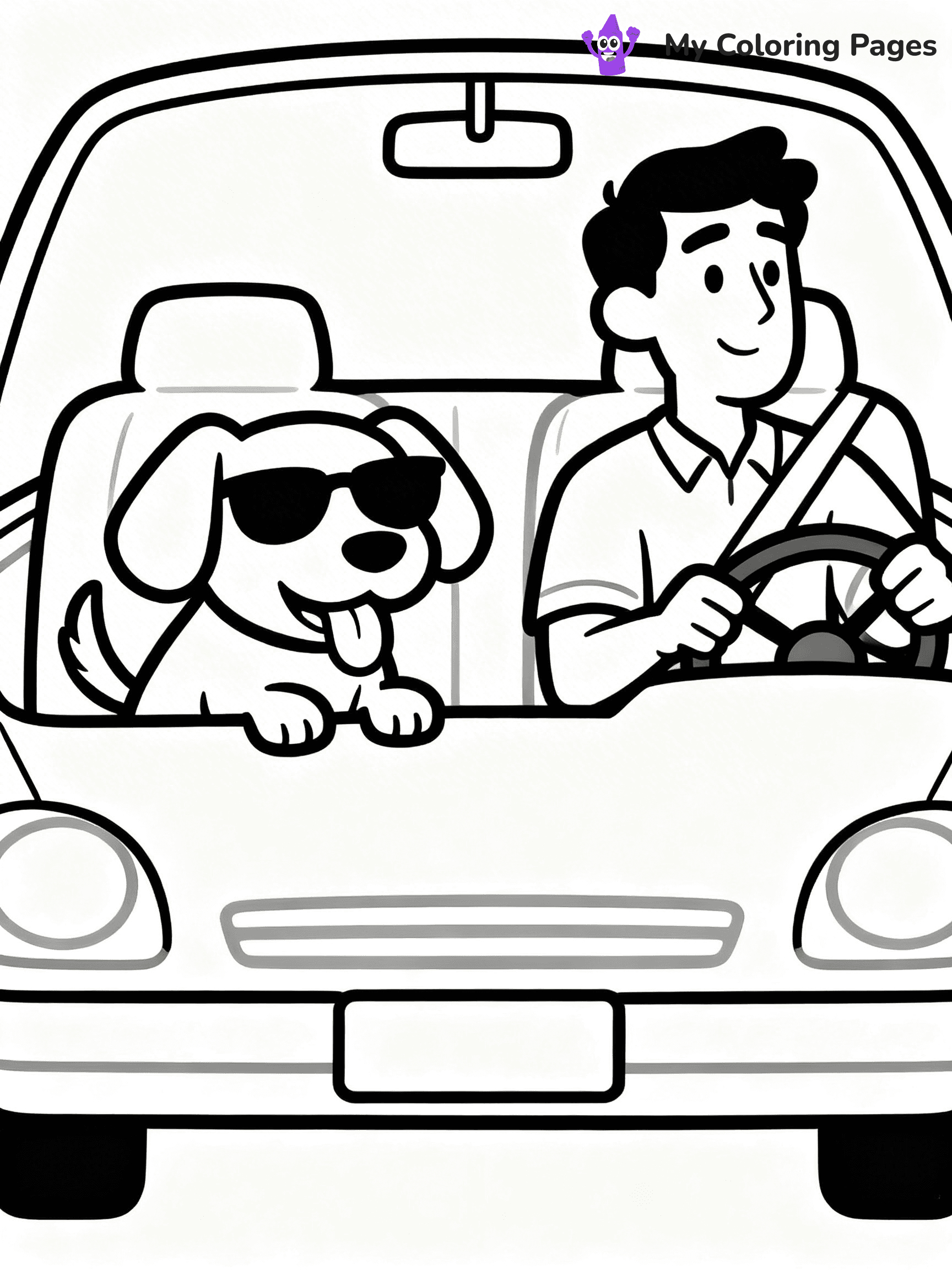 Road Trip Coloring Pages - 21
