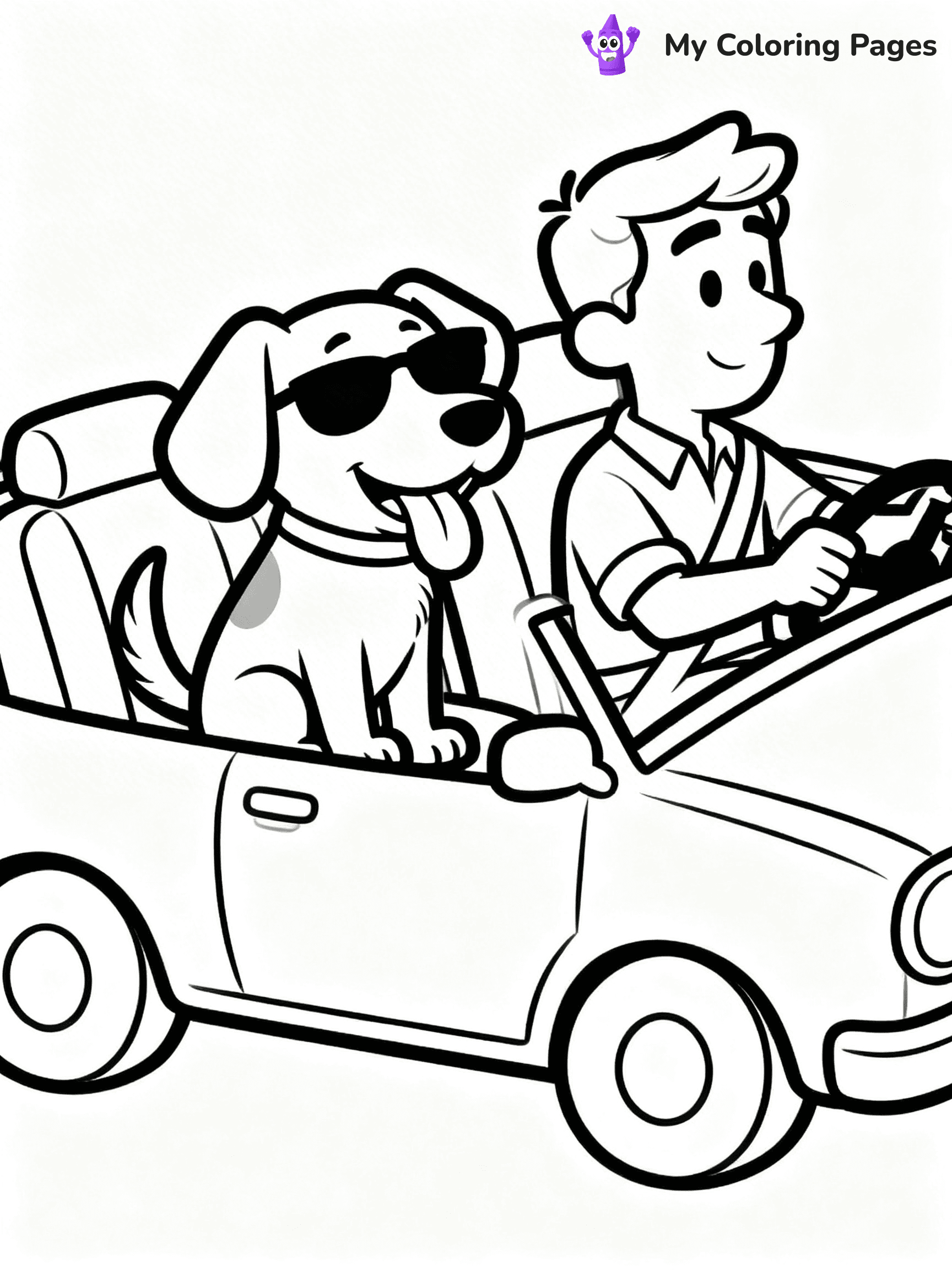 Road Trip Coloring Pages - 20