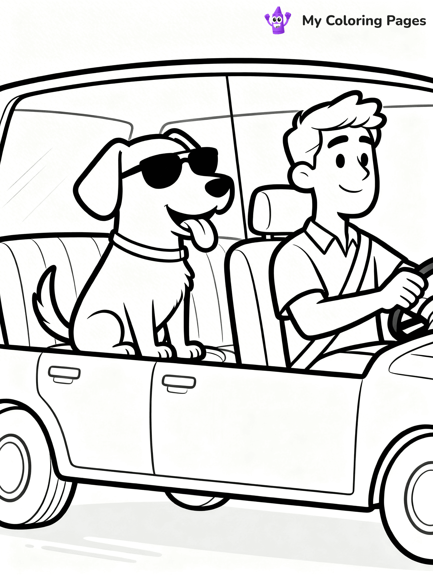 Road Trip Coloring Pages - 19