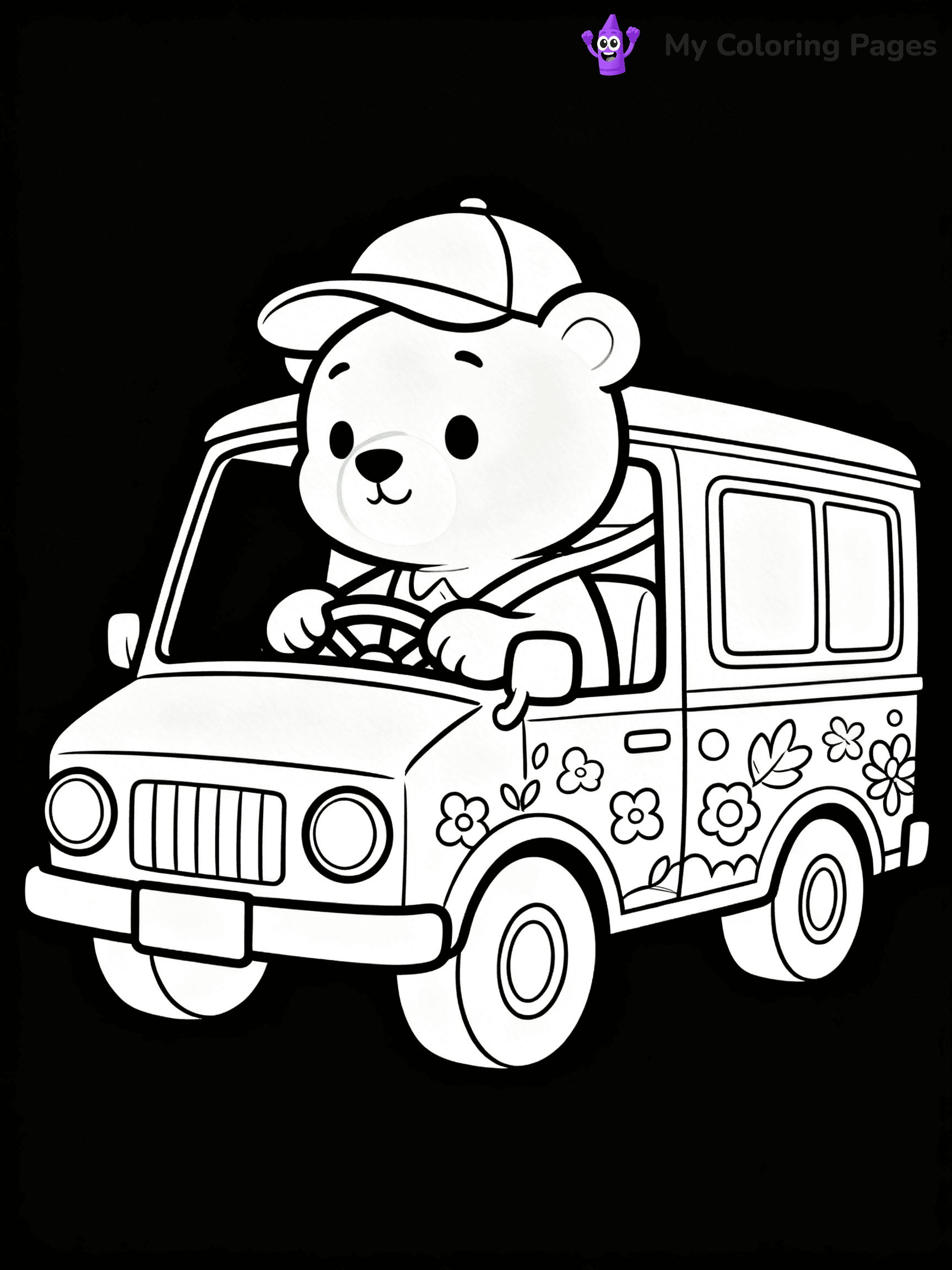 Road Trip Coloring Pages - 15