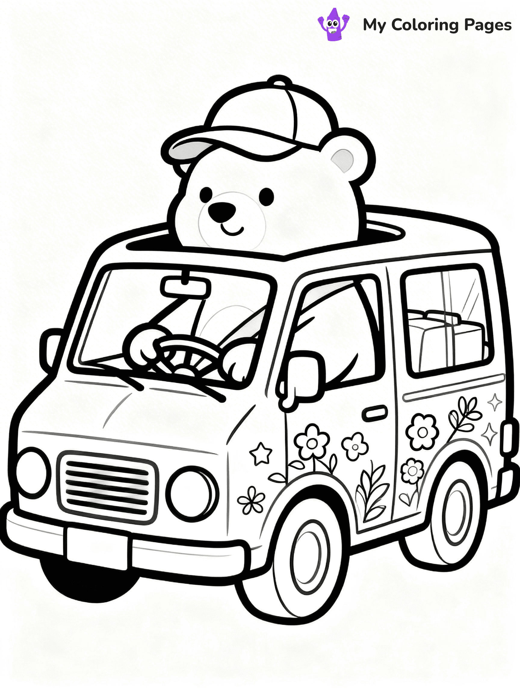 Road Trip Coloring Pages - 14